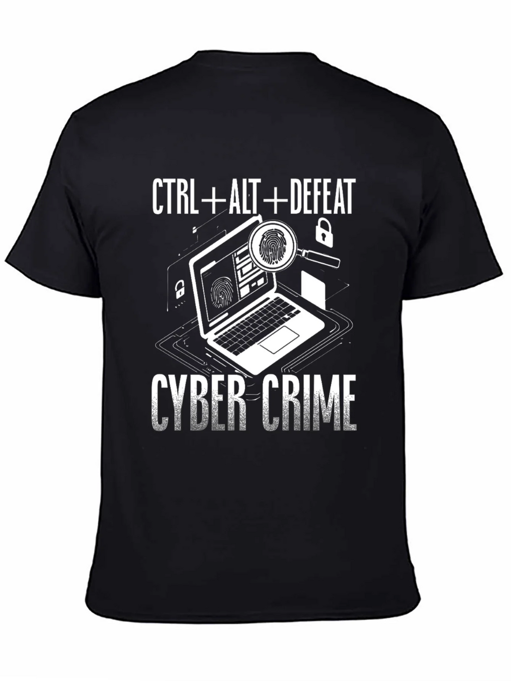 Cyber Crime T-Shirt - CTRL+ALT+DEFEAT - Anti-Hacking Tee product image 7
