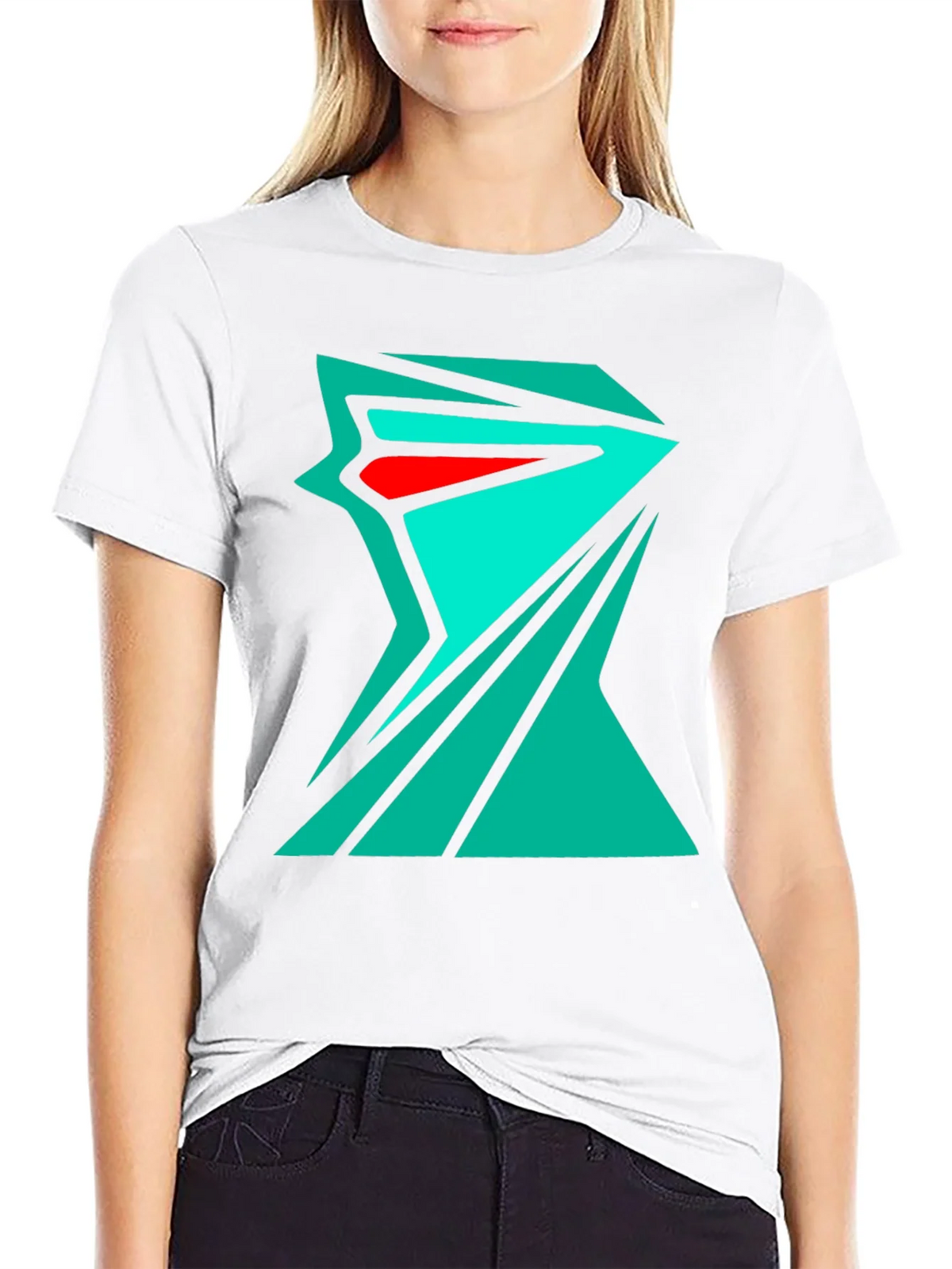 Abstract Geometric Tee - Edgy Streetwear Style product image 11