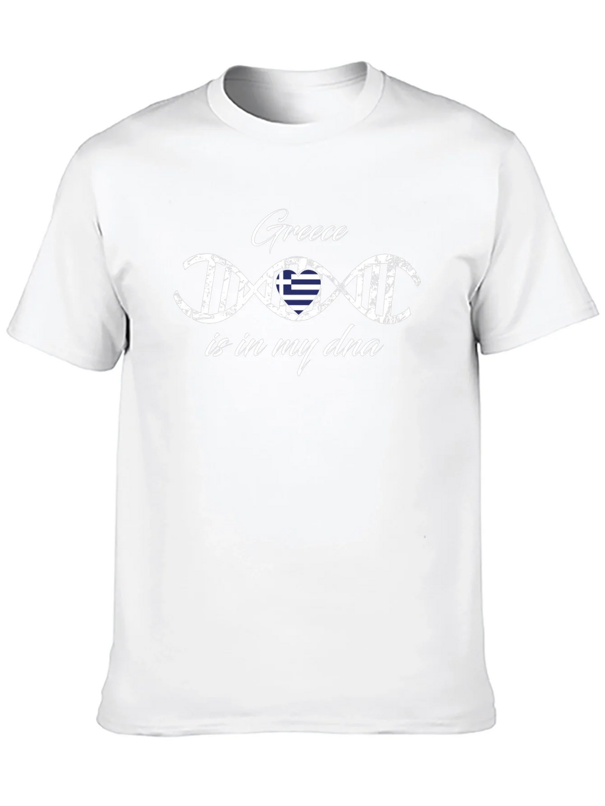 Greece is in My DNA T-Shirt - Black Graphic Tee product image 12