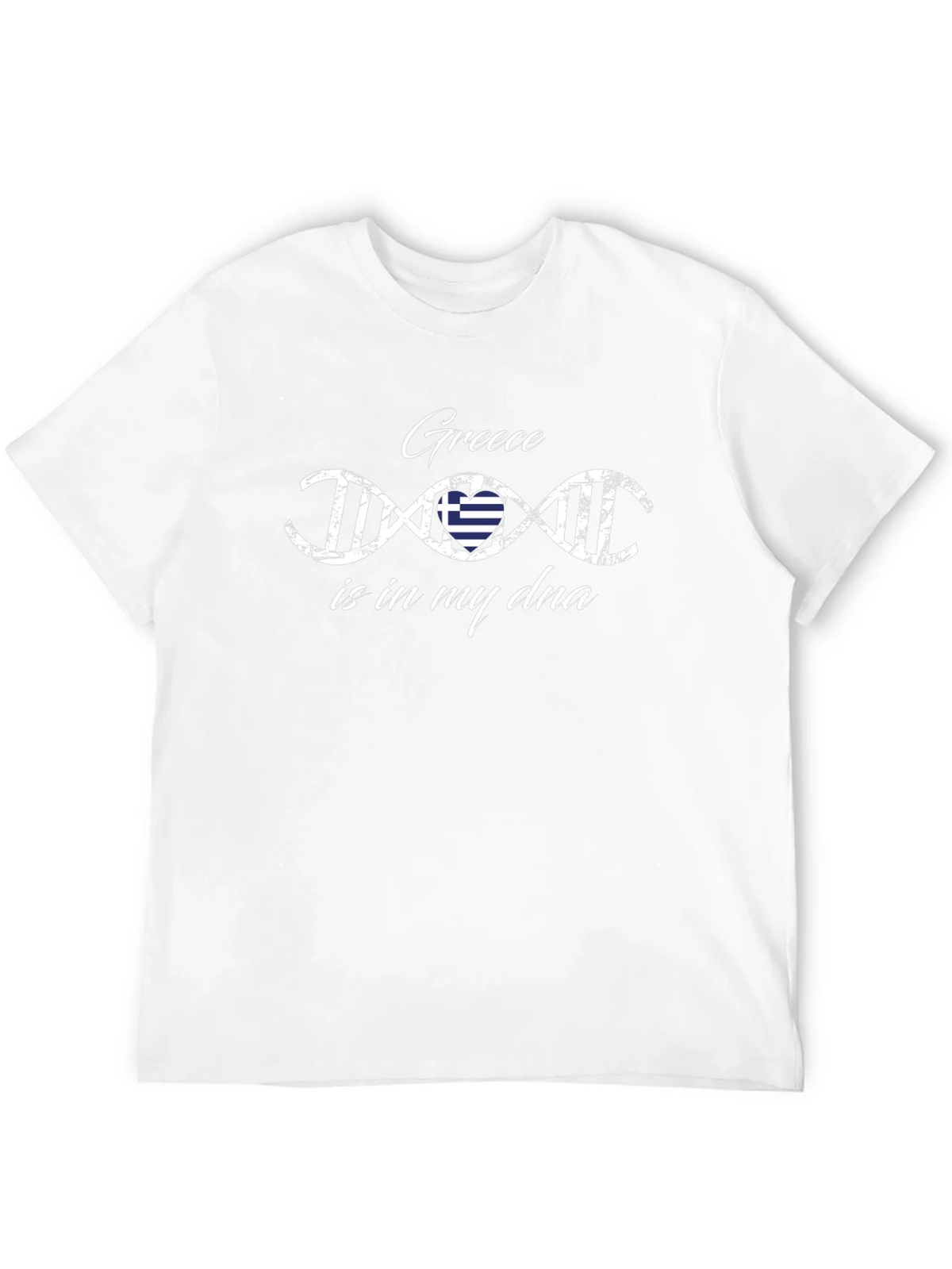 Greece is in My DNA T-Shirt - Black Graphic Tee product image 3