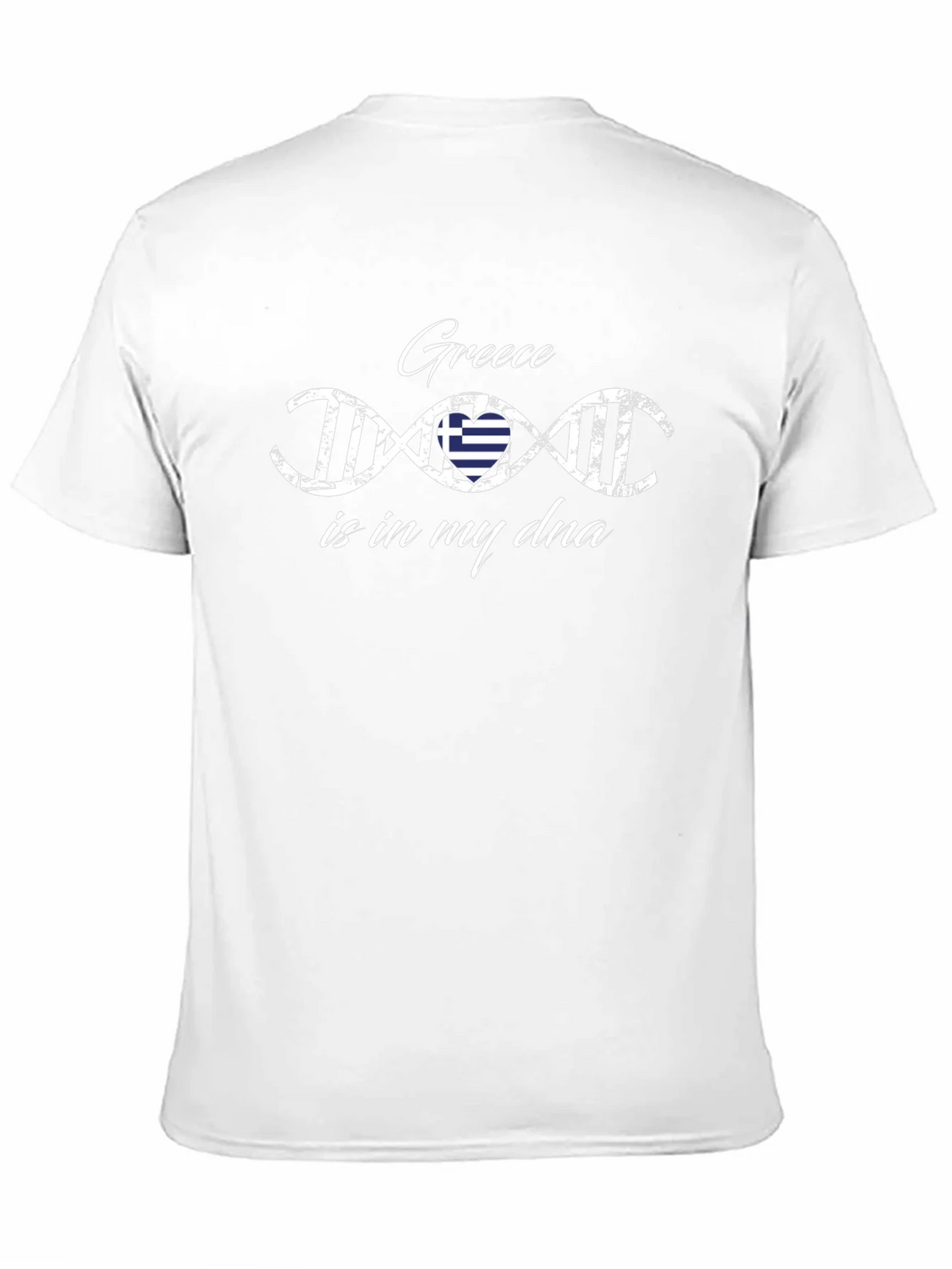 Greece is in My DNA T-Shirt - Black Graphic Tee product image 2