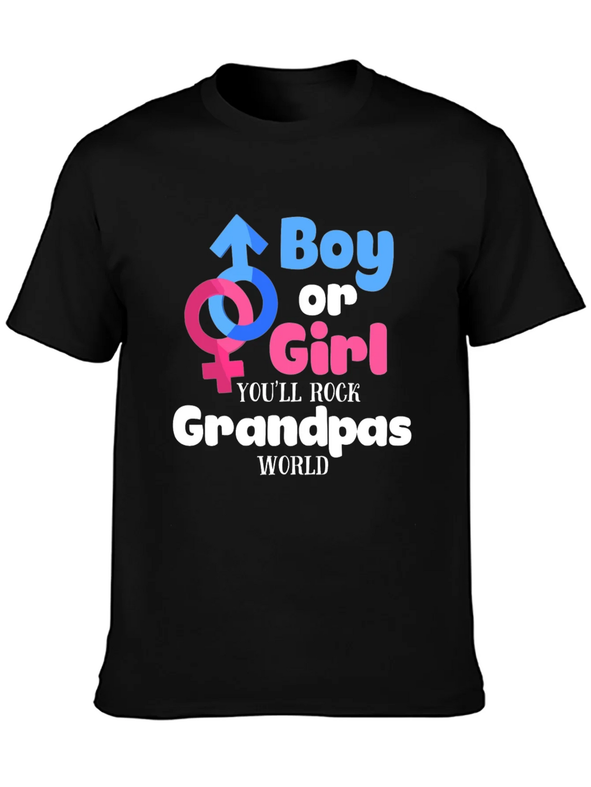 Boy or Girl Grandpa T-Shirt product image 6