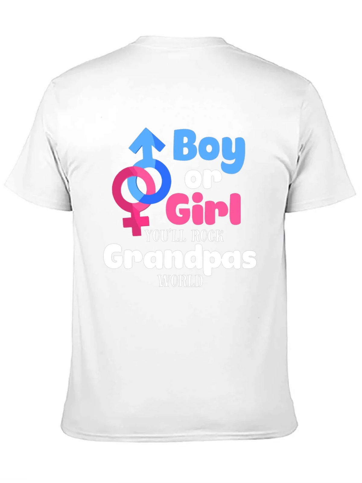 Boy or Girl Grandpa T-Shirt product image 2