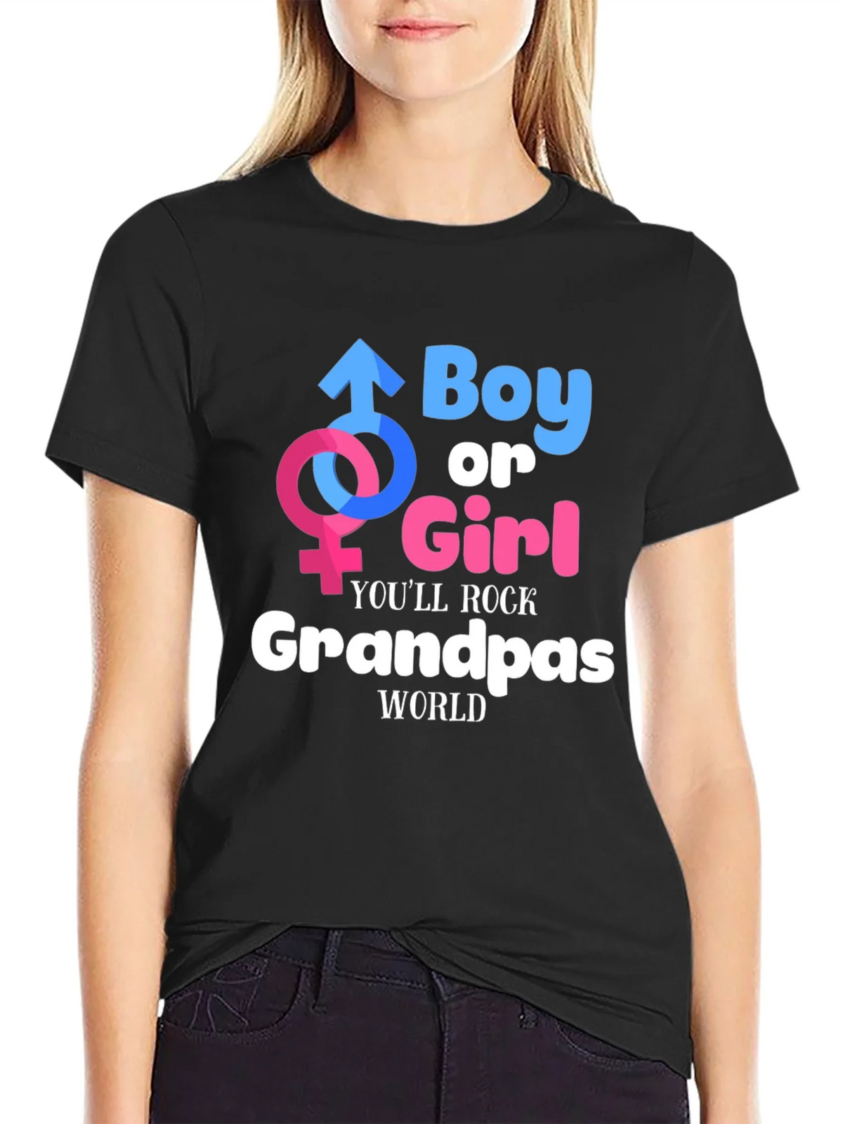 Boy or Girl Grandpa T-Shirt product image 5