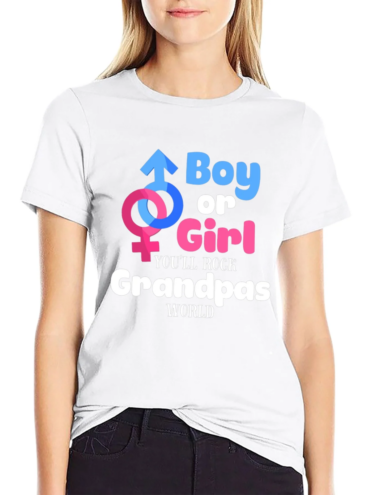 Boy or Girl Grandpa T-Shirt product image 11