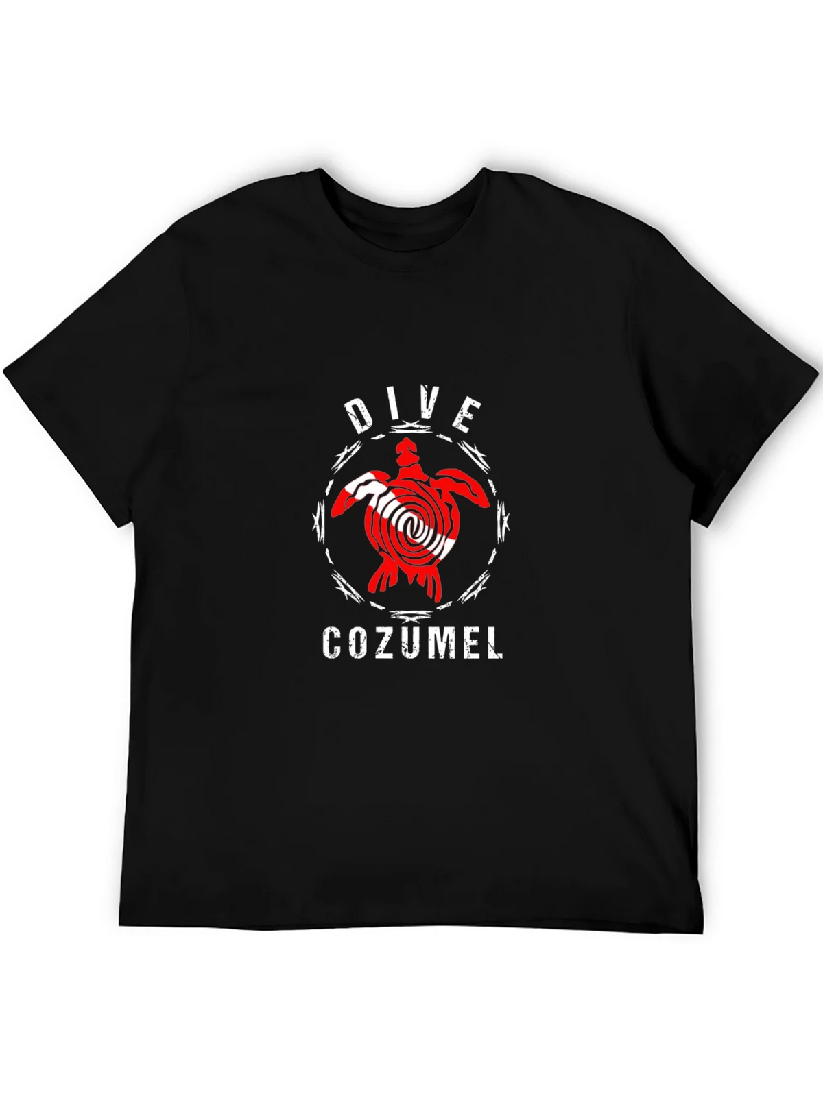 Dive Cozumel Black T-Shirt - Turtle Design product image 8