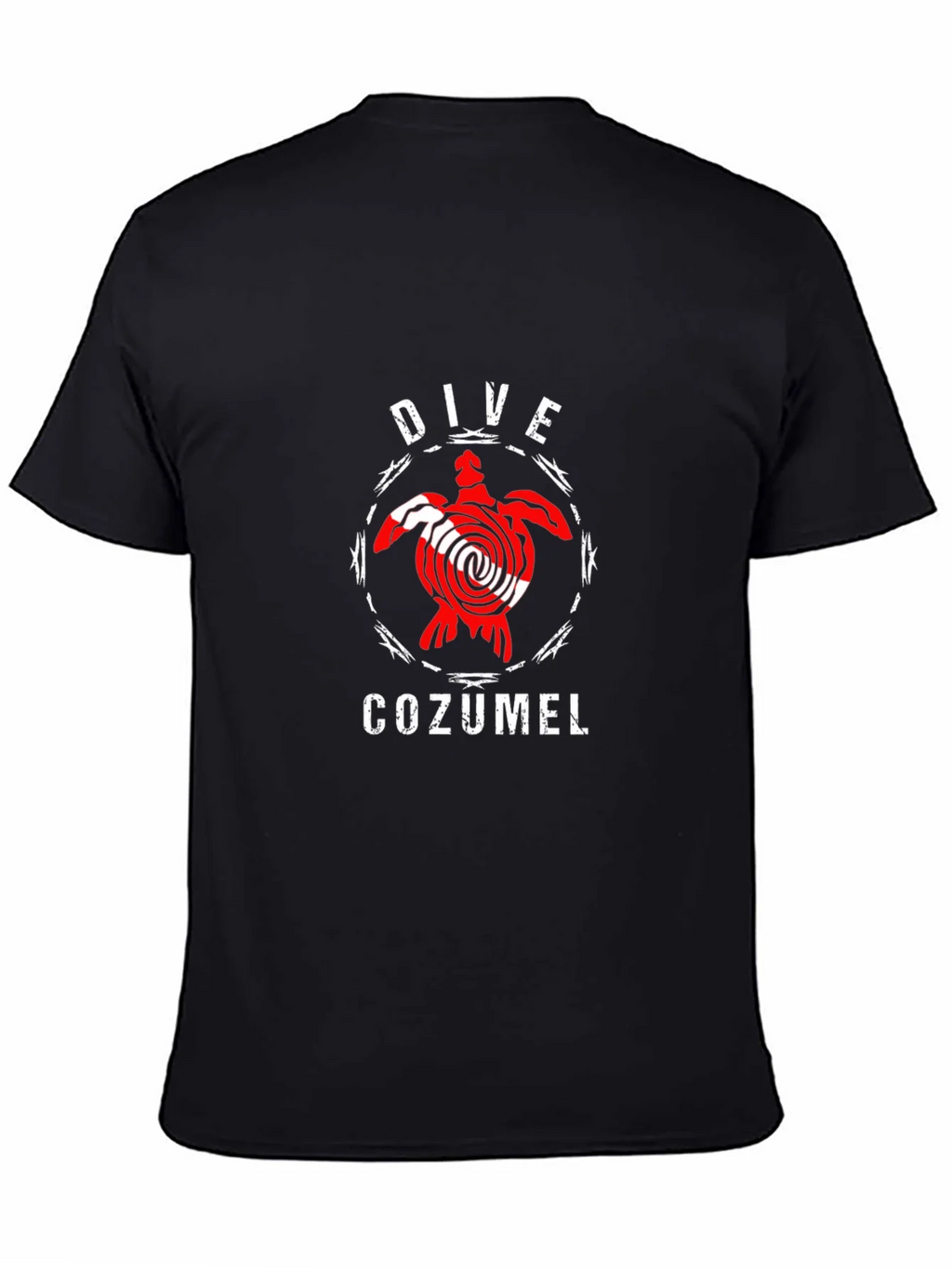 Dive Cozumel Black T-Shirt - Turtle Design product image 7
