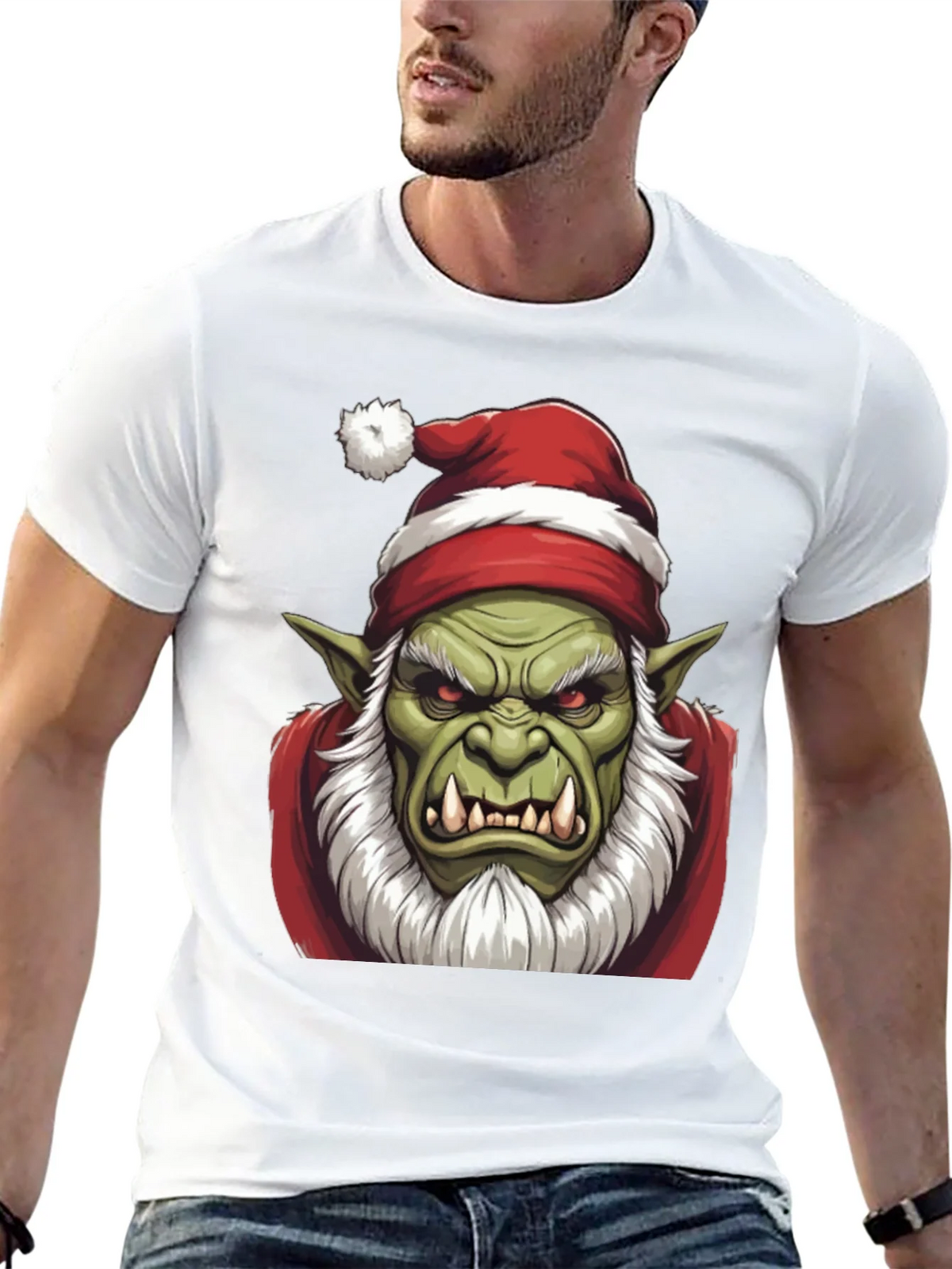 Festive Orc T-Shirt - Holiday Grump product image 4