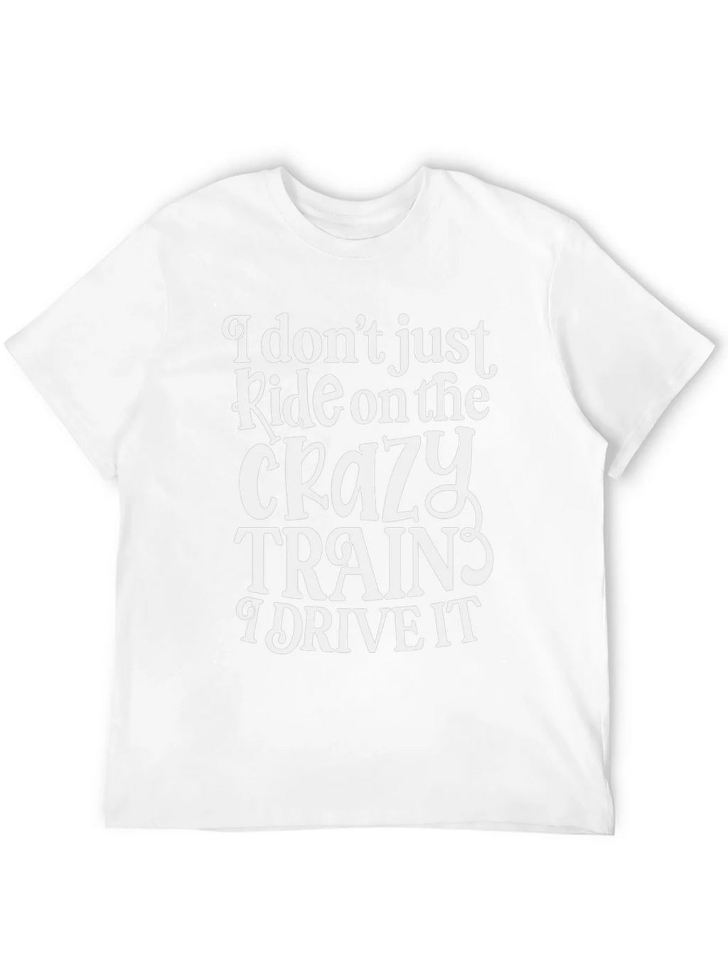 Crazy Train T-Shirt - Humorous Design product image 3