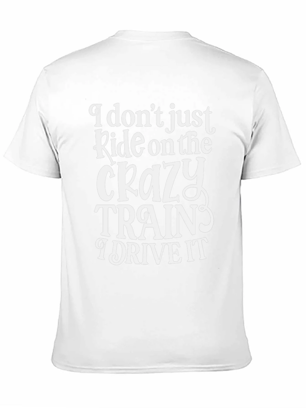 Crazy Train T-Shirt - Humorous Design product image 2