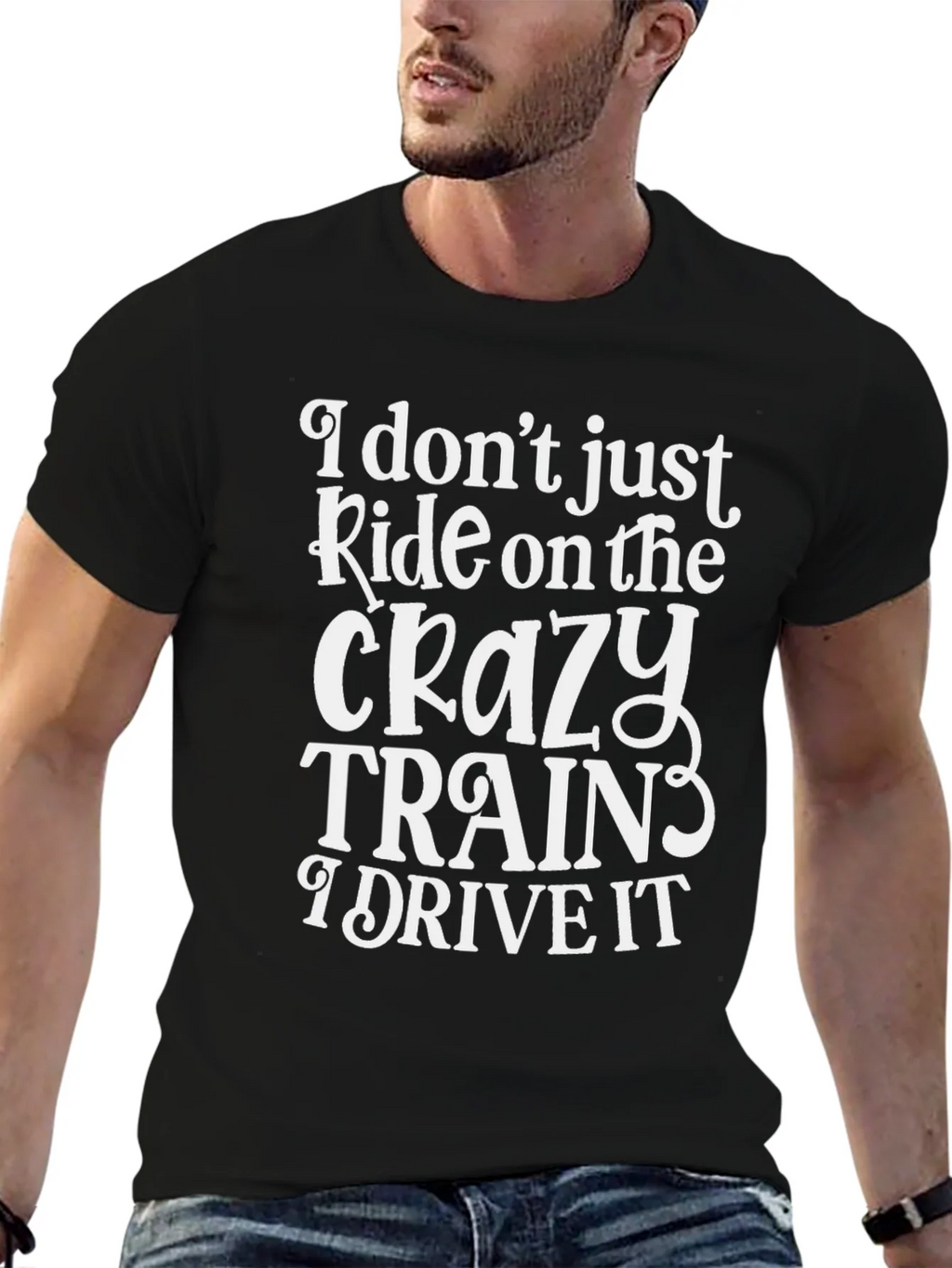 Crazy Train T-Shirt - Humorous Design product image 9