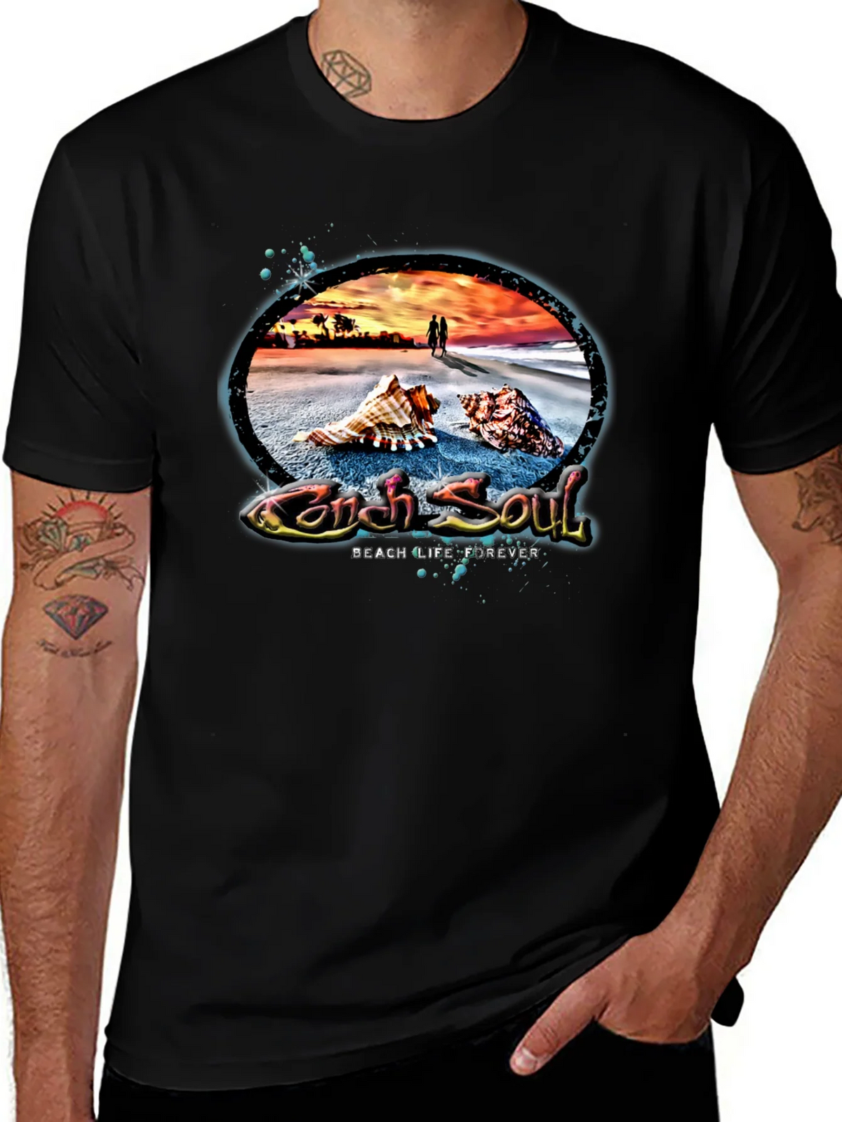 Conch Soul Beach Life Tee product image 1