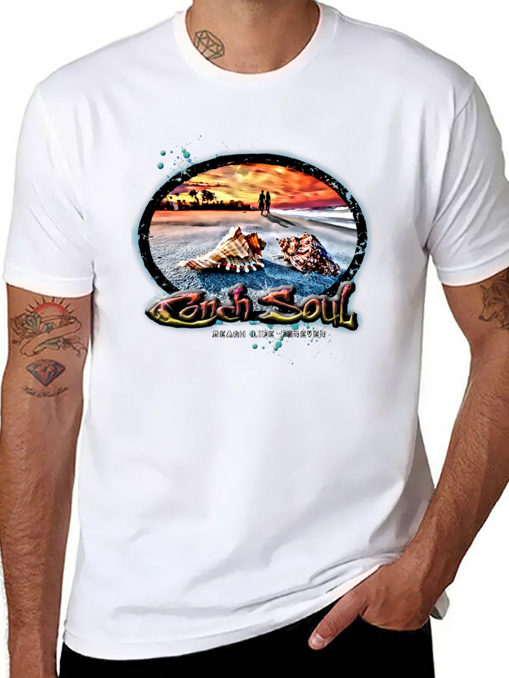 Conch Soul Beach Life Tee product image 9