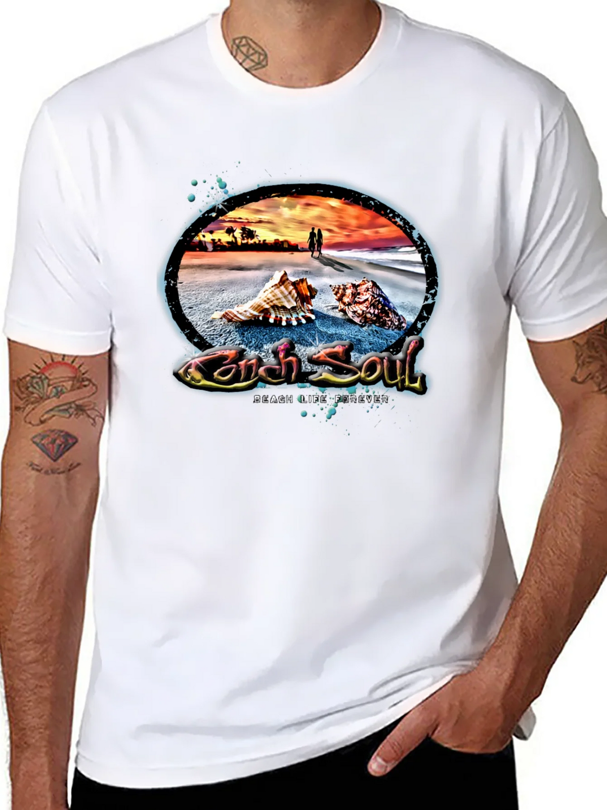 Conch Soul Beach Life Tee product image 9