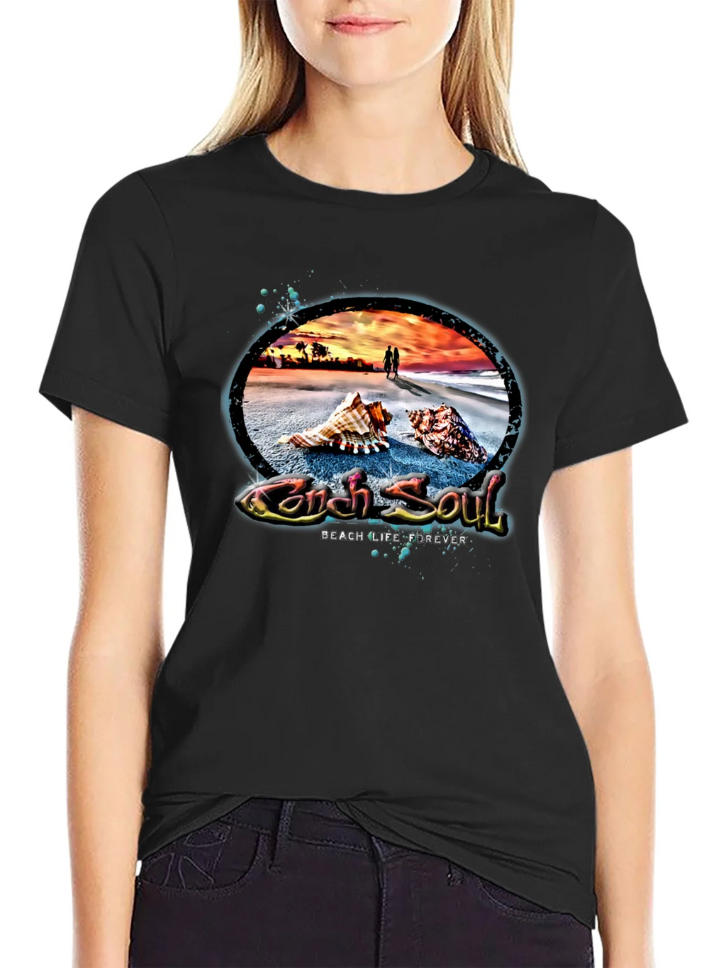 Conch Soul Beach Life Tee product image 5