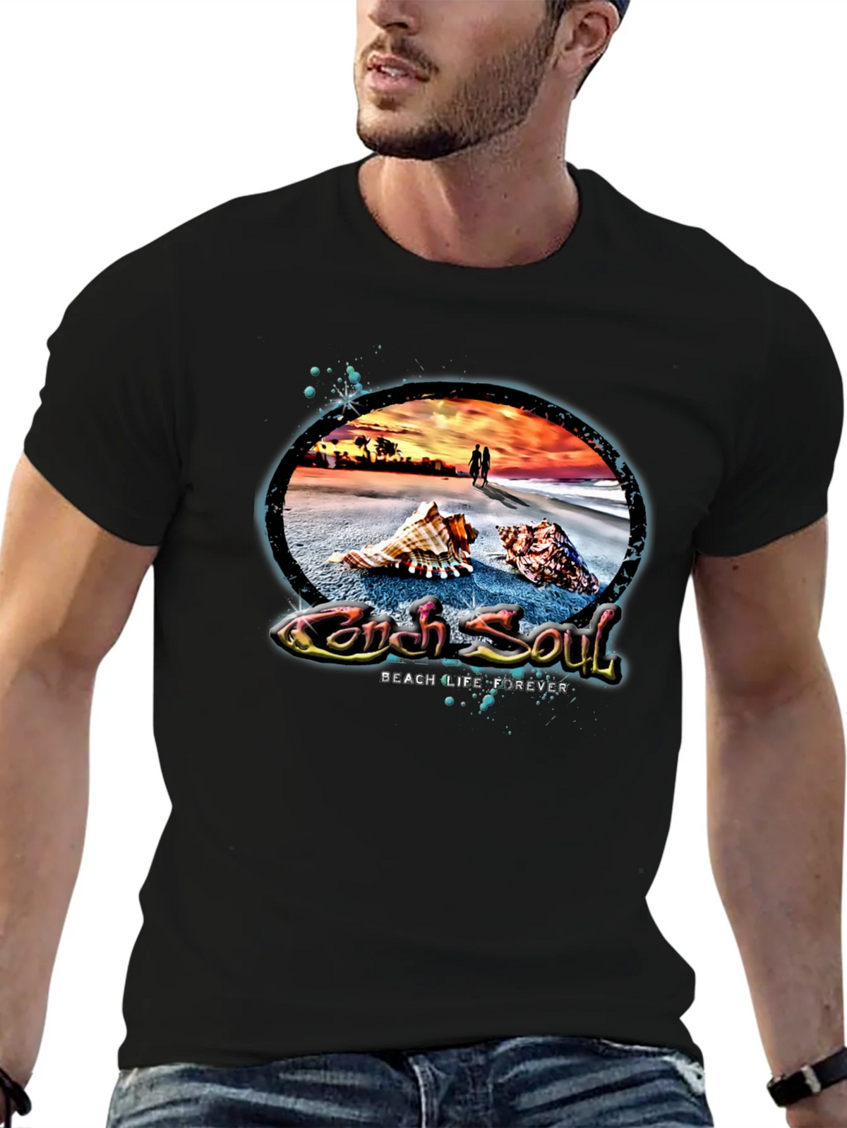 Conch Soul Beach Life Tee product image 8