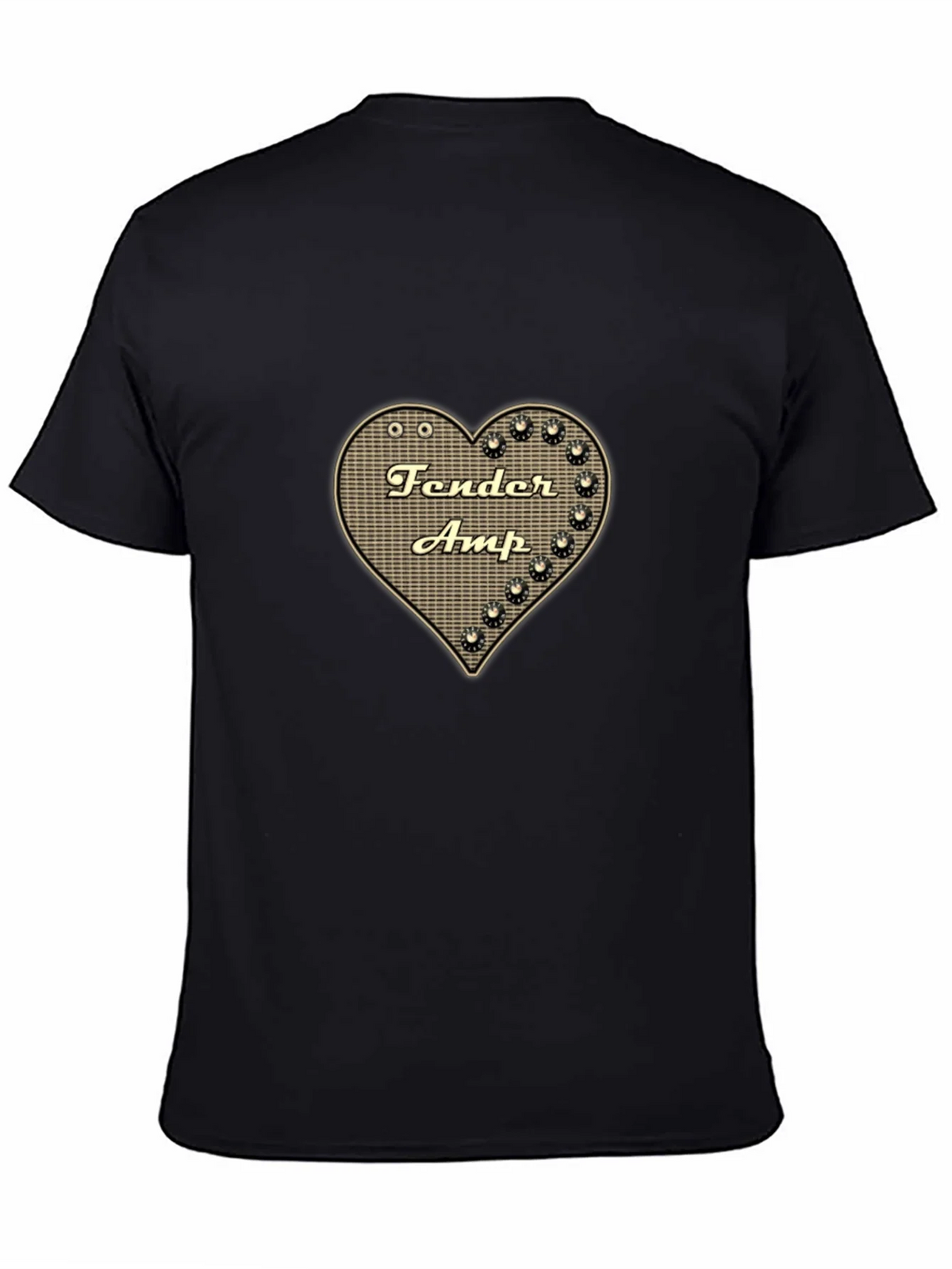 Fender Amp Heart Graphic Black T-Shirt product image 7