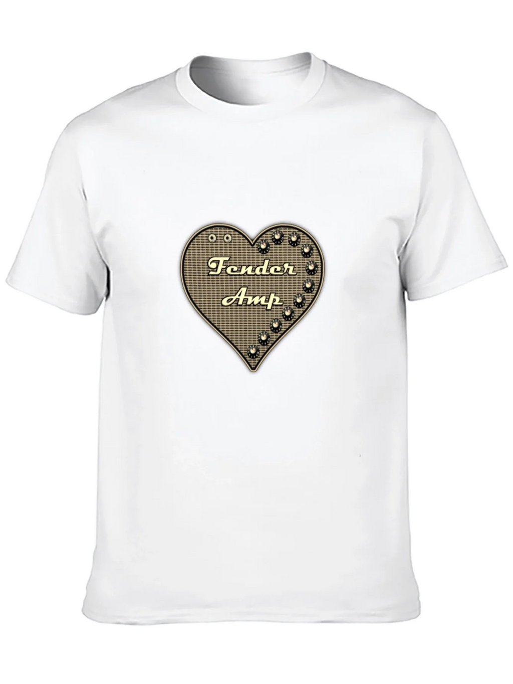 Fender Amp Heart Graphic Black T-Shirt product image 12