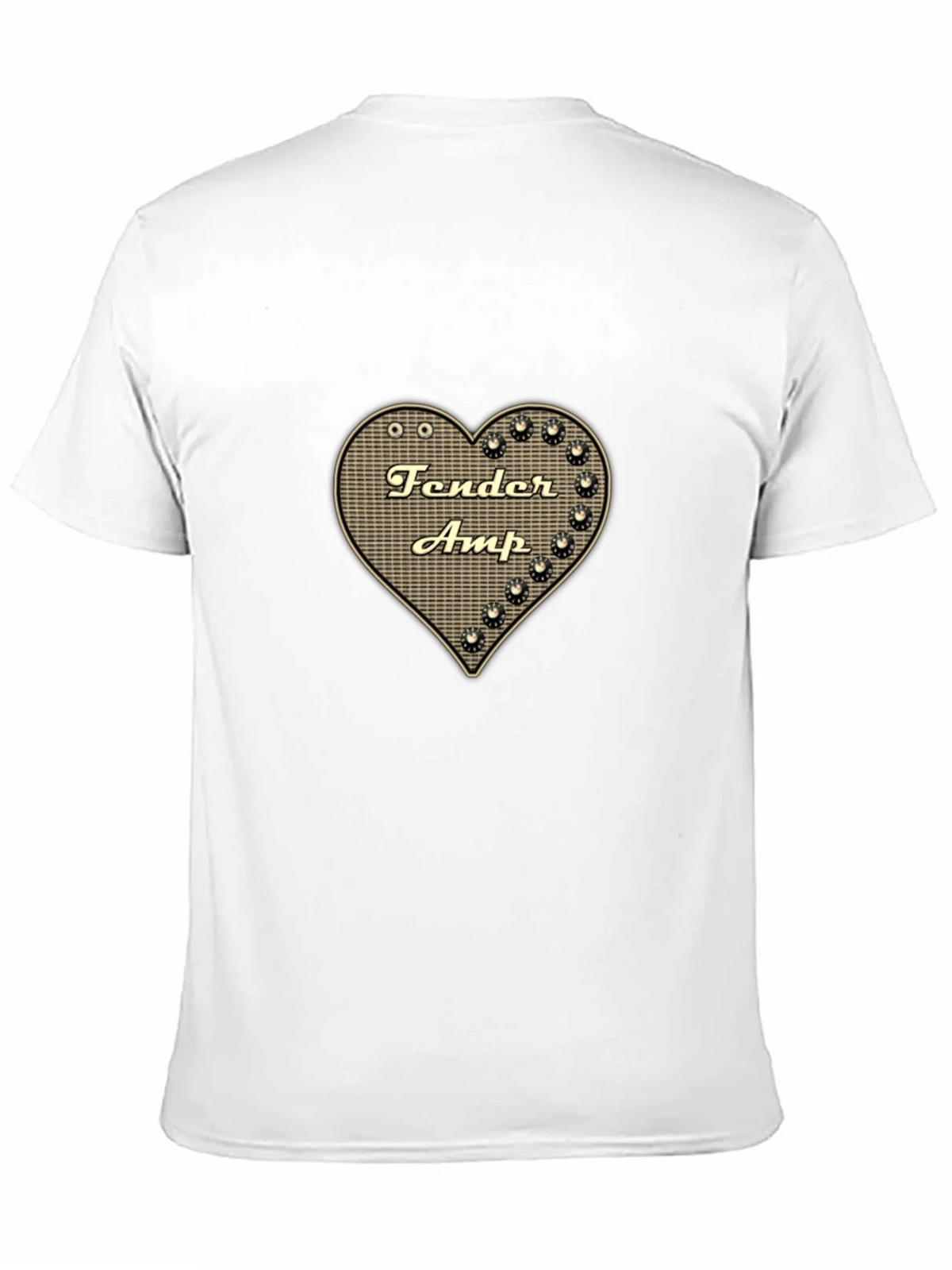 Fender Amp Heart Graphic Black T-Shirt product image 2