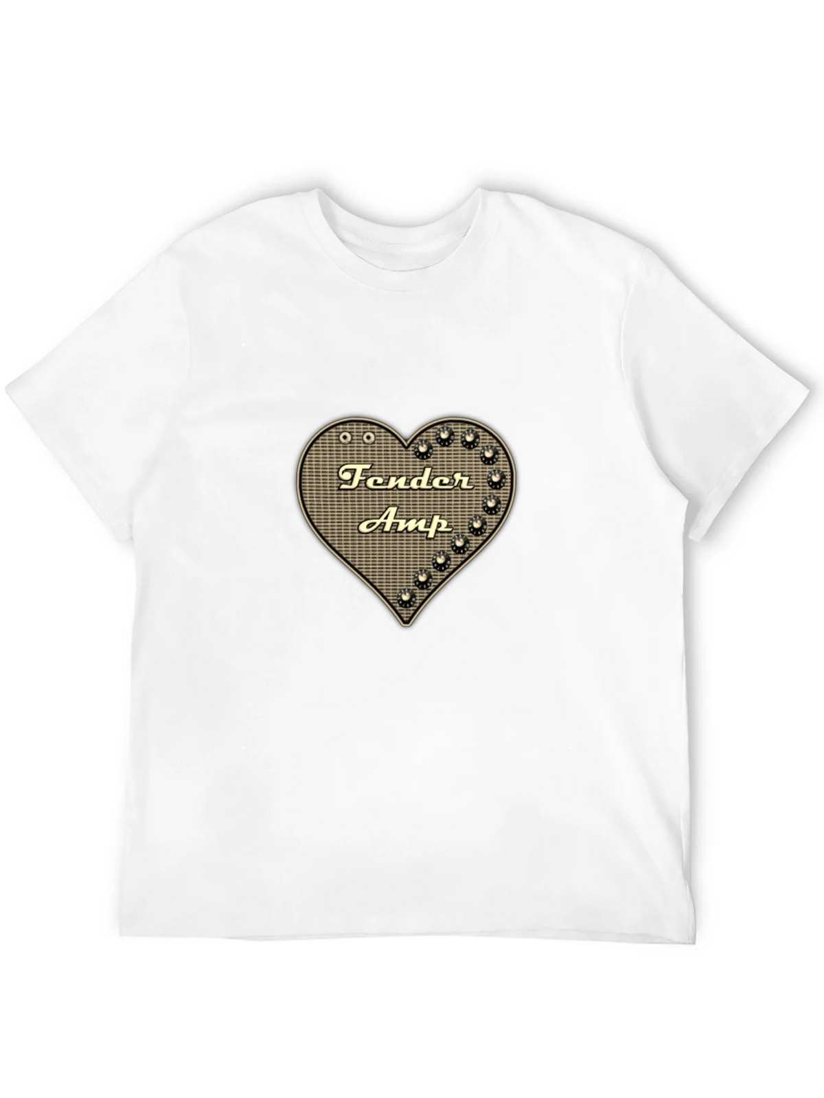 Fender Amp Heart Graphic Black T-Shirt product image 3
