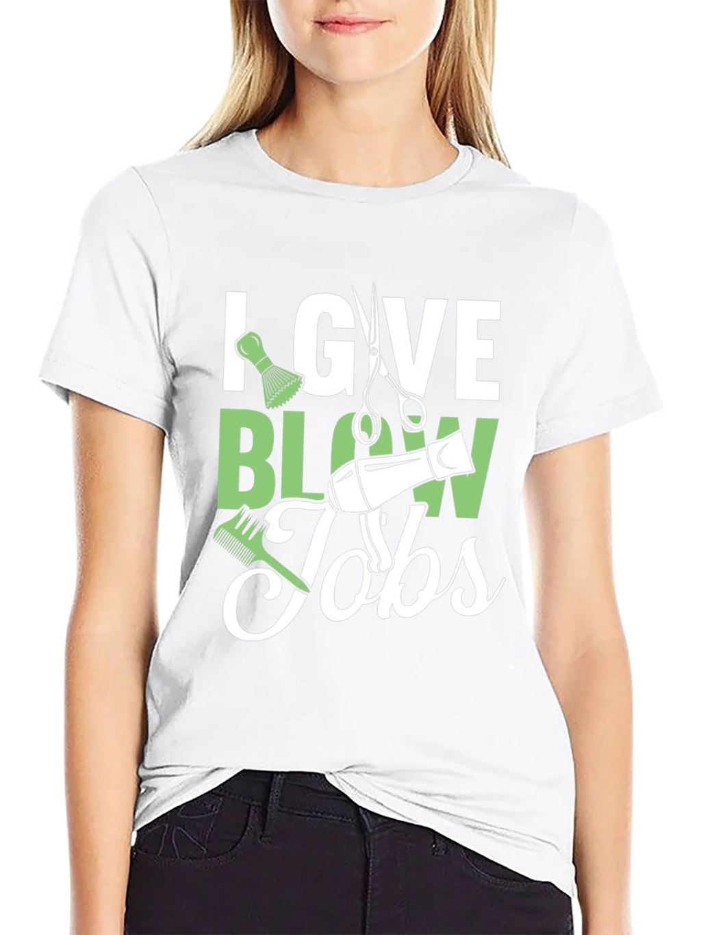 Stylist Humor T-Shirt: I Give Blow Jobs product image 11