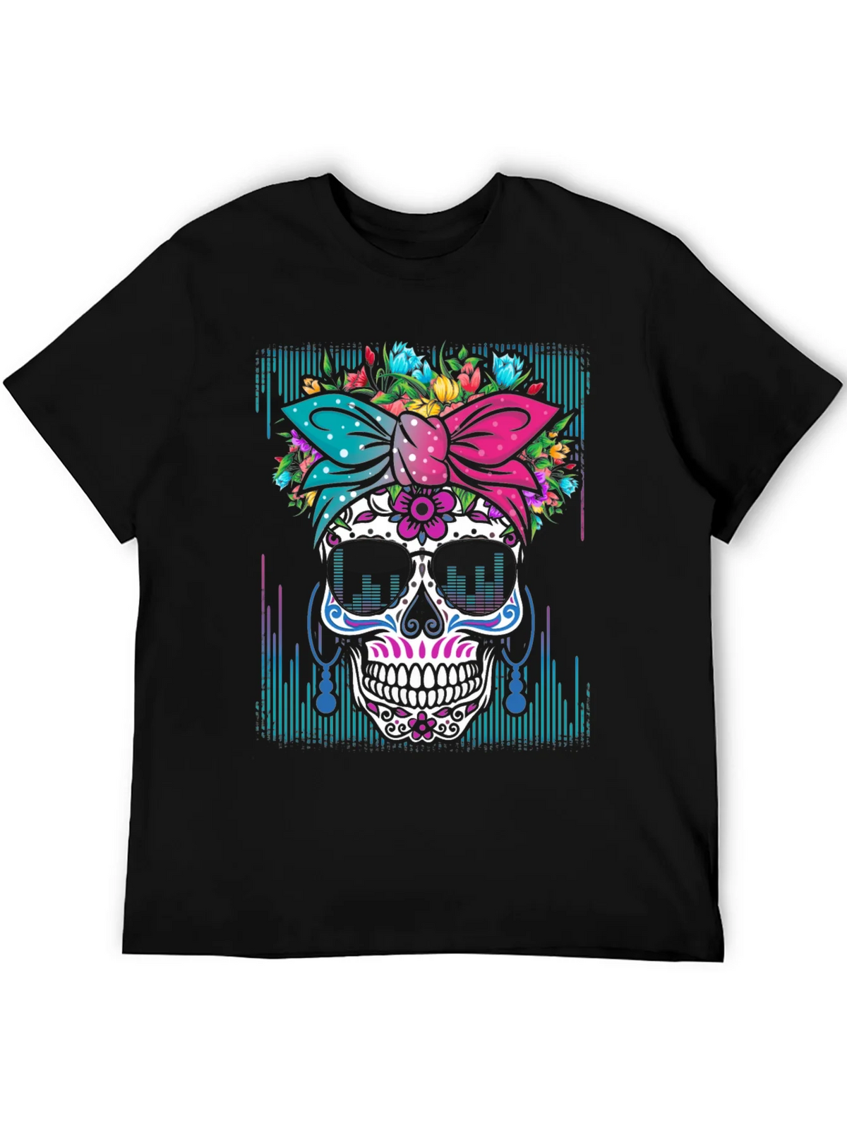 Sugar Skull Graphic T-Shirt product image 8