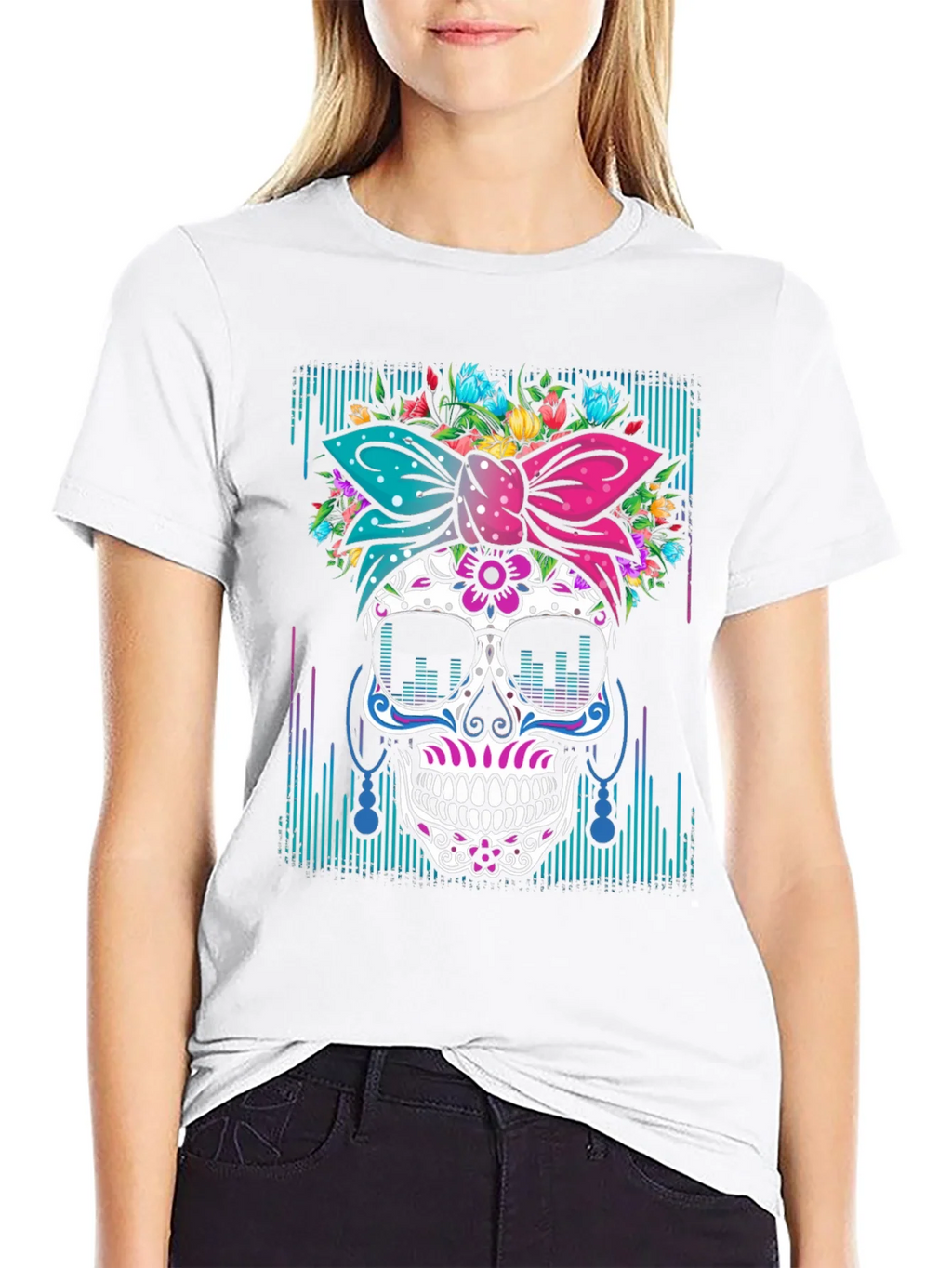 Sugar Skull Graphic T-Shirt product image 11
