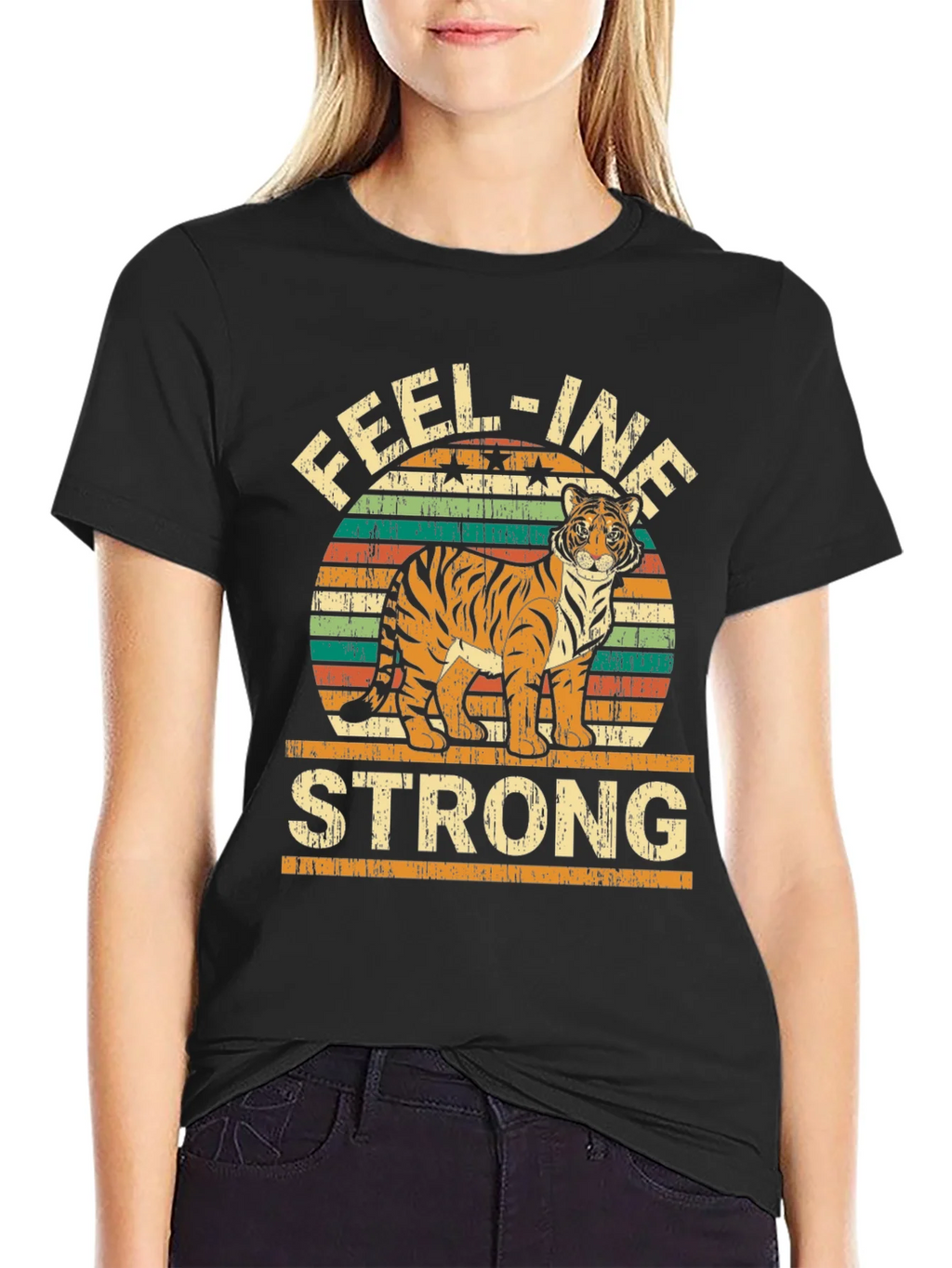 Feel-ine Strong Tiger Graphic Tee product image 5