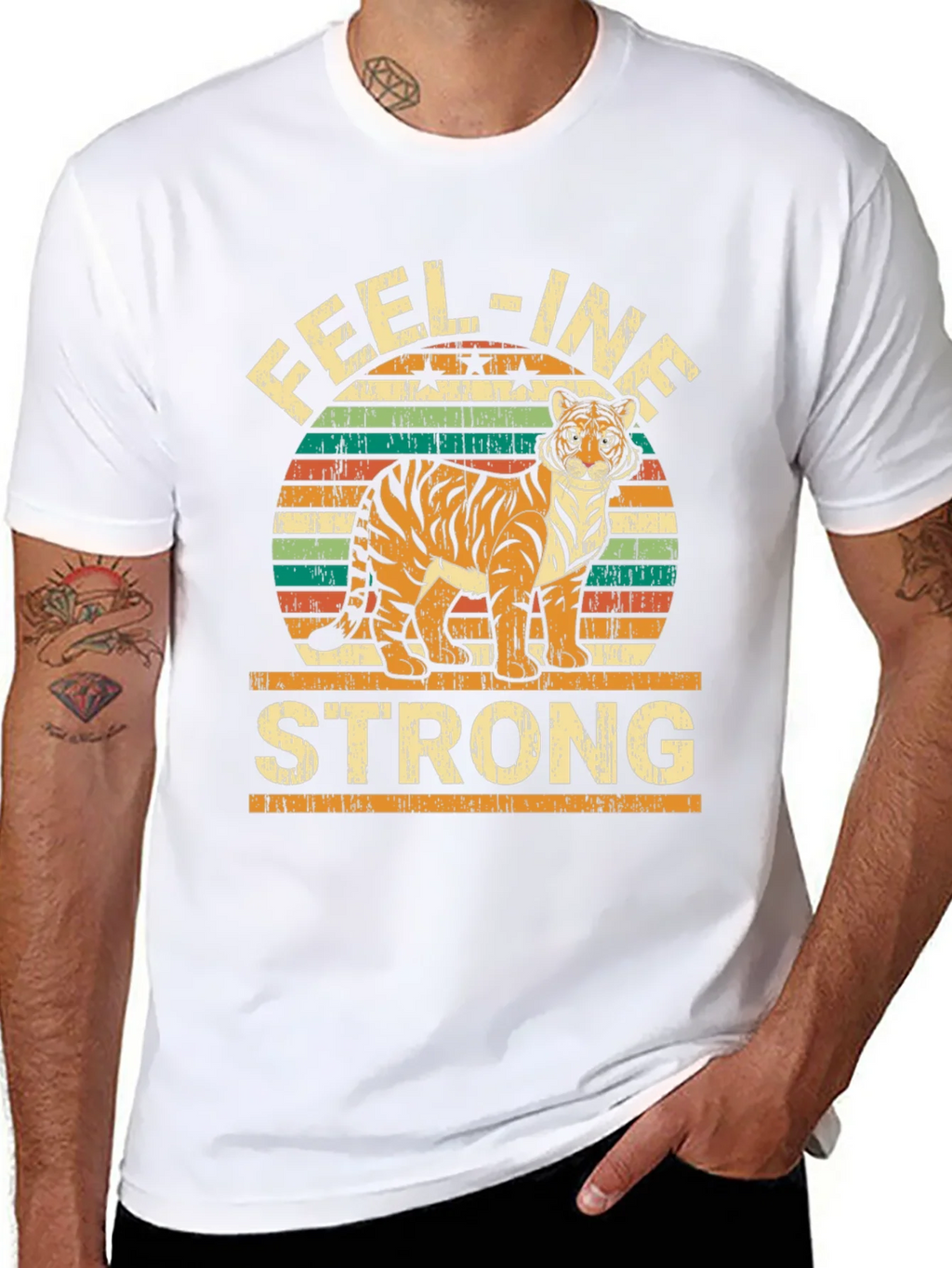 Feel-ine Strong Tiger Graphic Tee product image 10