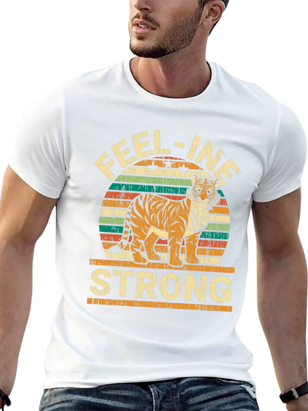 Feel-ine Strong Tiger Graphic Tee product image 4