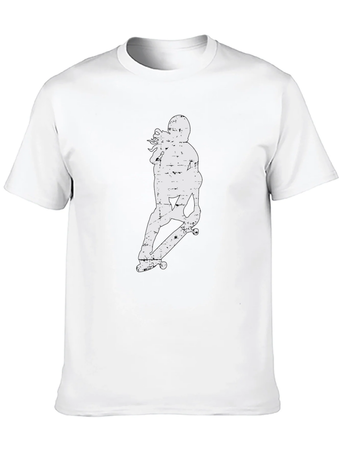 Skateboarder Graphic Tee - Casual Black T-Shirt product image 12