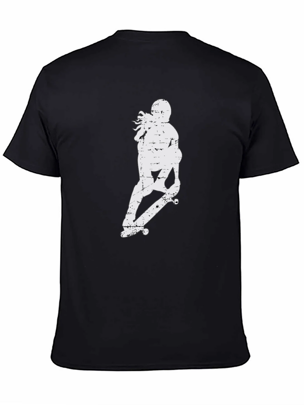 Skateboarder Graphic Tee - Casual Black T-Shirt product image 7