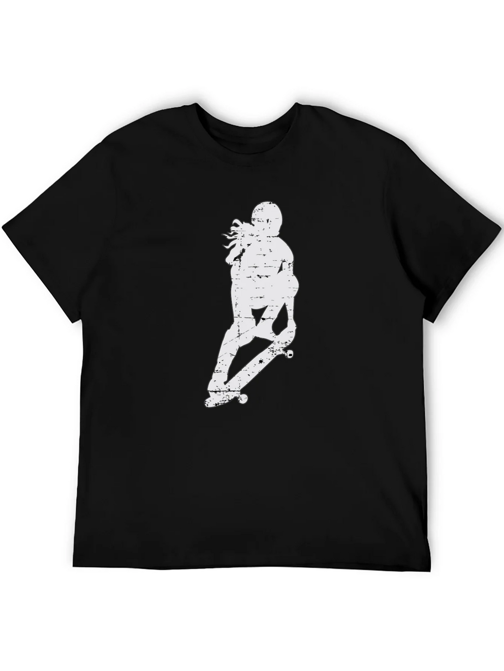 Skateboarder Graphic Tee - Casual Black T-Shirt product image 8