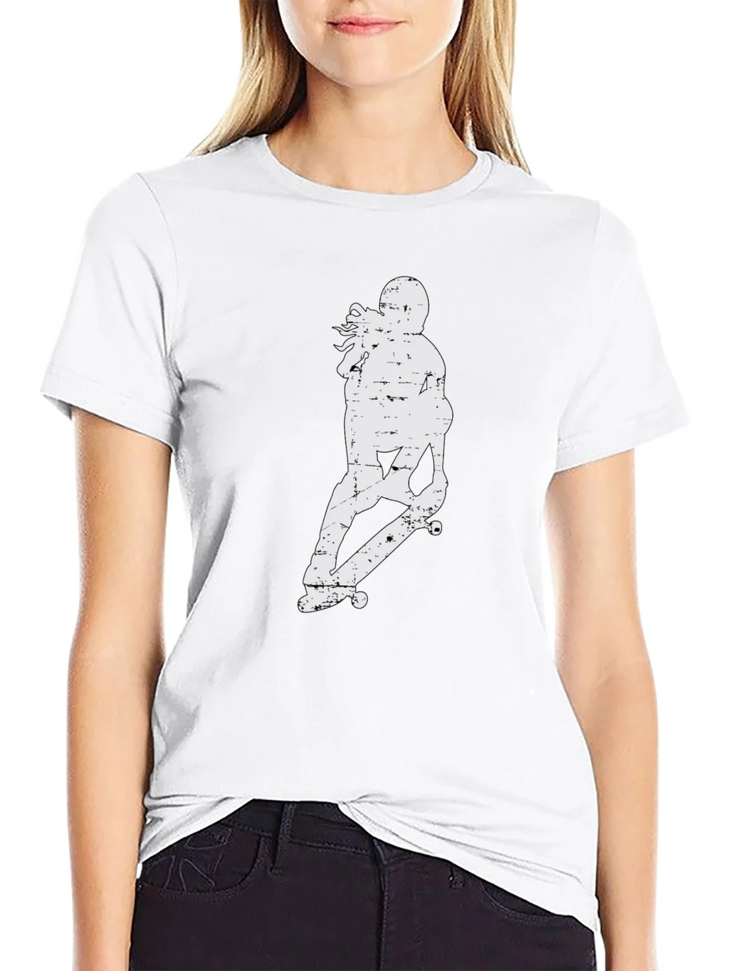 Skateboarder Graphic Tee - Casual Black T-Shirt product image 11