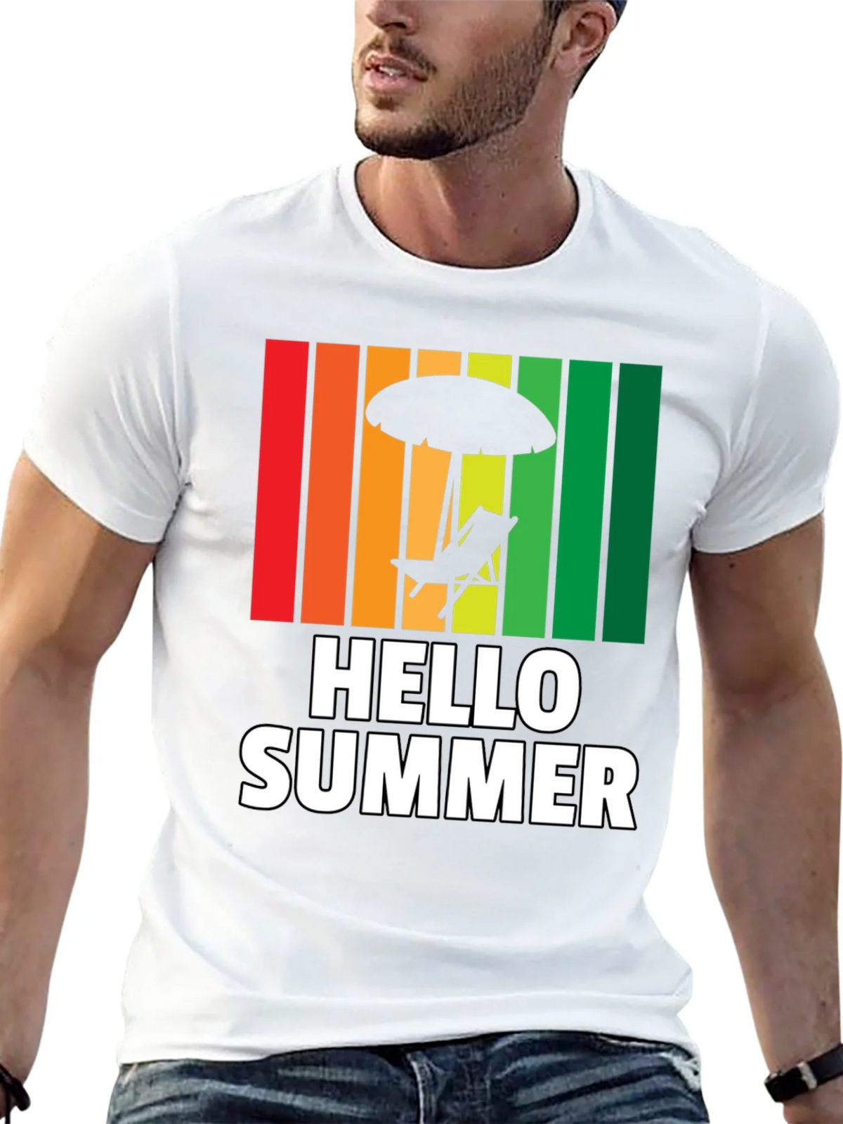Hello Summer Beach T-Shirt product image 4