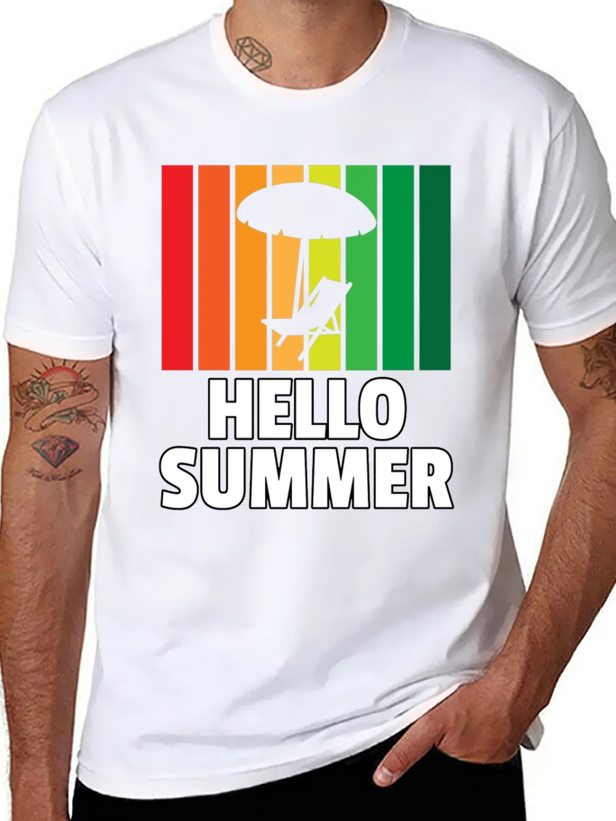 Hello Summer Beach T-Shirt product image 10