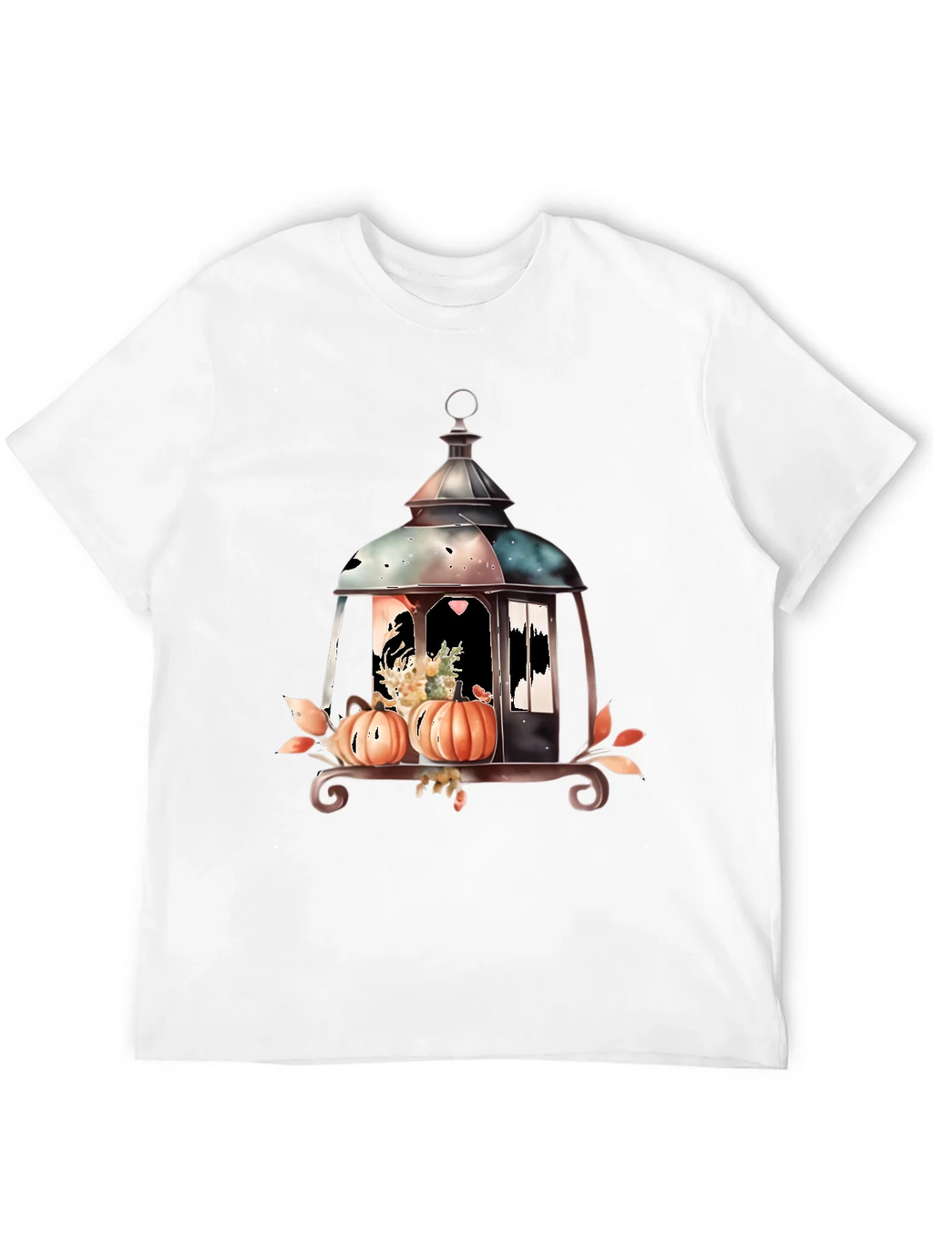 Lantern & Pumpkin Graphic Tee product image 3
