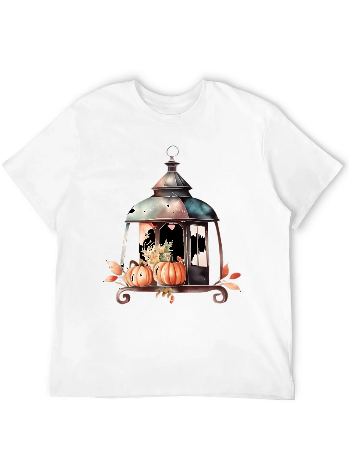 Lantern & Pumpkin Graphic Tee product image 3