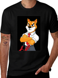 Dog Boss T-Shirt - Shiba Inu Cartoon Design product image 1