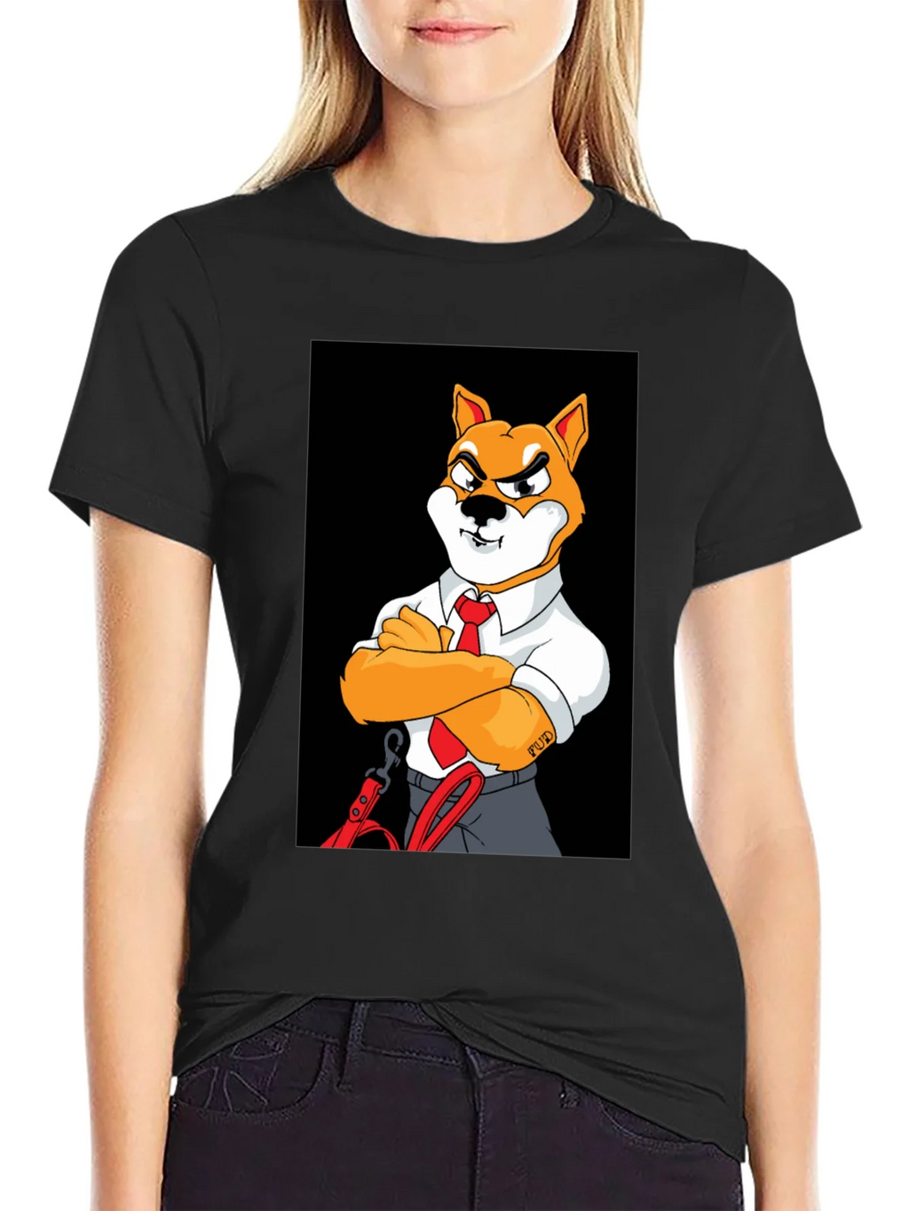 Dog Boss T-Shirt - Shiba Inu Cartoon Design product image 5