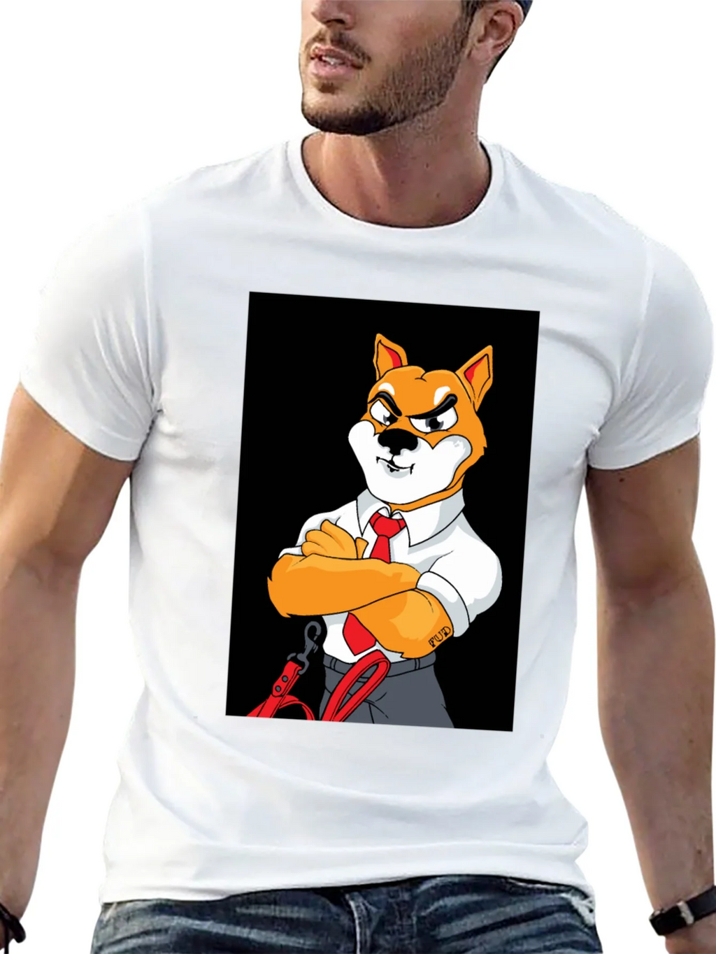 Dog Boss T-Shirt - Shiba Inu Cartoon Design product image 4