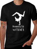 Namaste Witches T-Shirt - Yoga Witch Tee product image 1