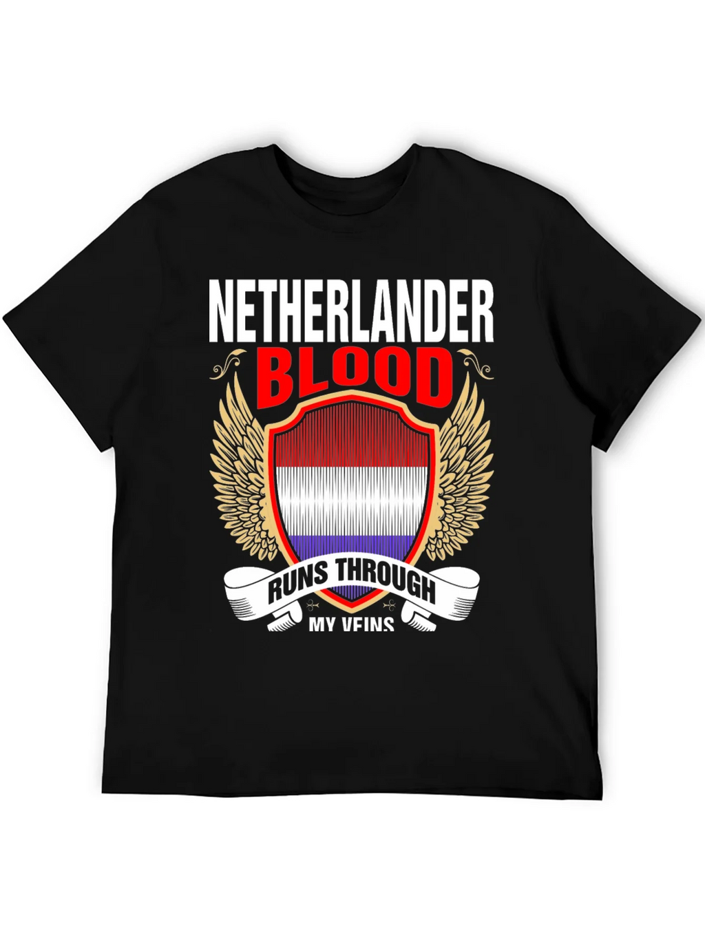 Netherlander Blood Runs Through My Veins T-Shirt product image 8