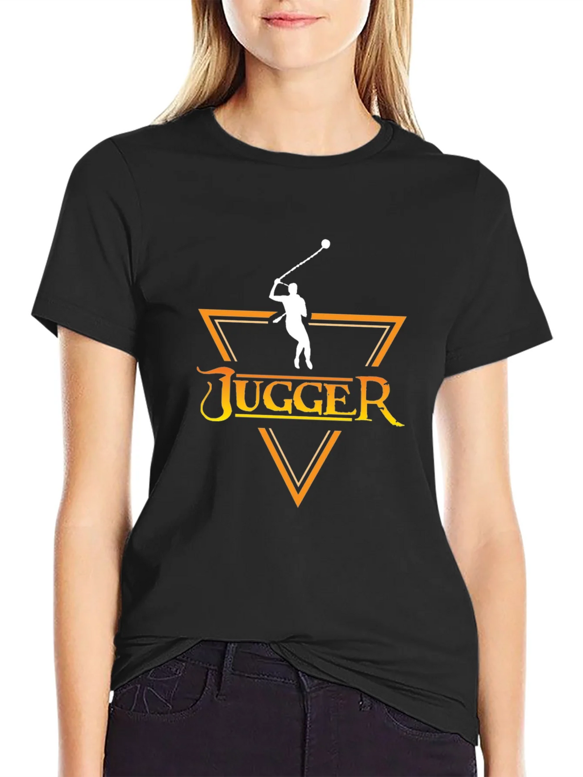 JUGGER Black Graphic Tee - Sport Game Inspired T-Shirt product image 5