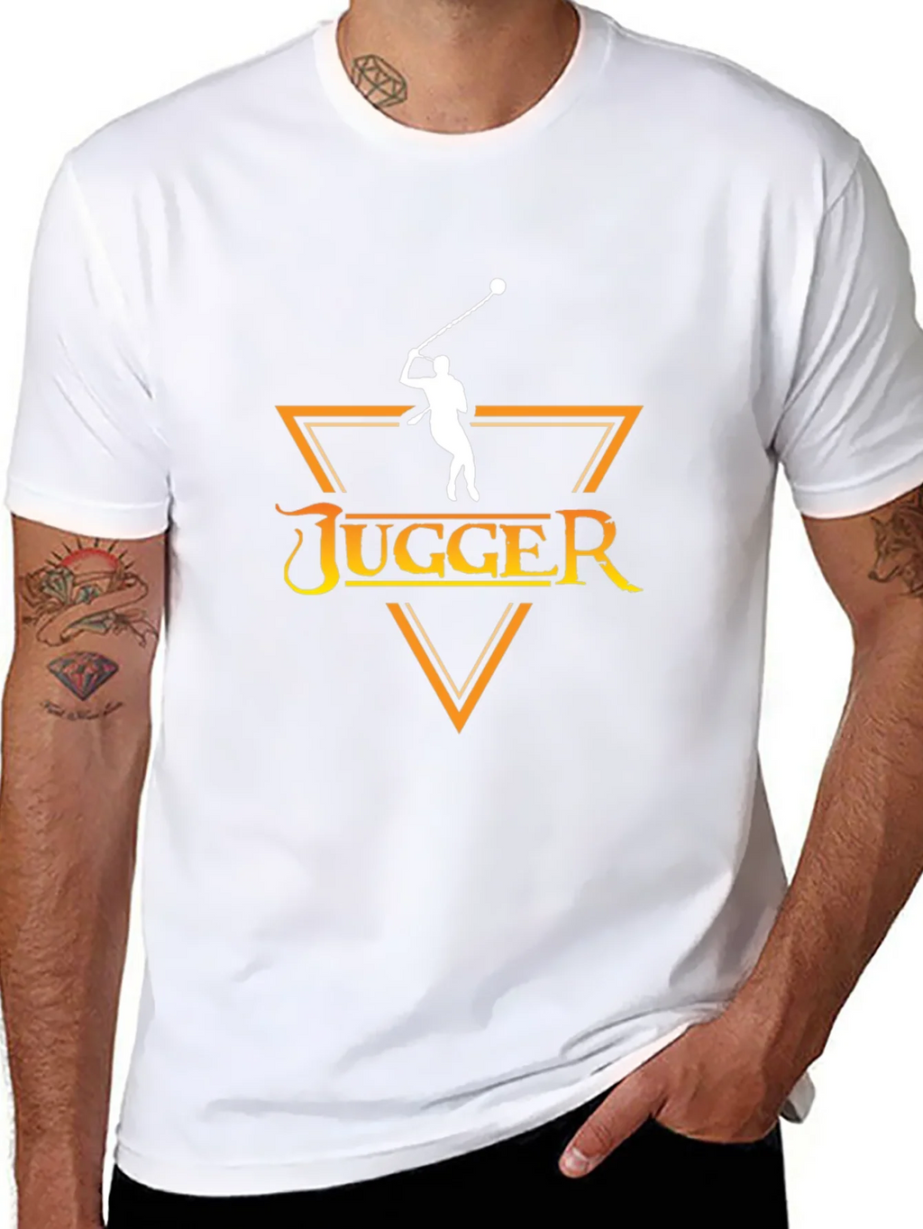 JUGGER Black Graphic Tee - Sport Game Inspired T-Shirt product image 10