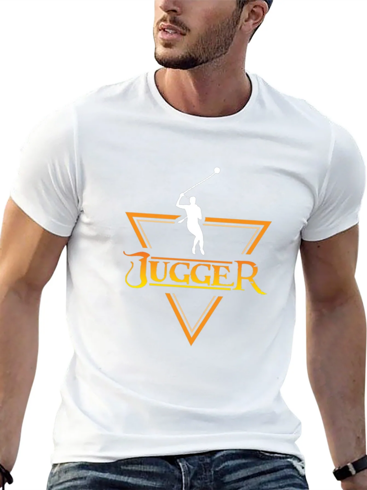 JUGGER Black Graphic Tee - Sport Game Inspired T-Shirt product image 4