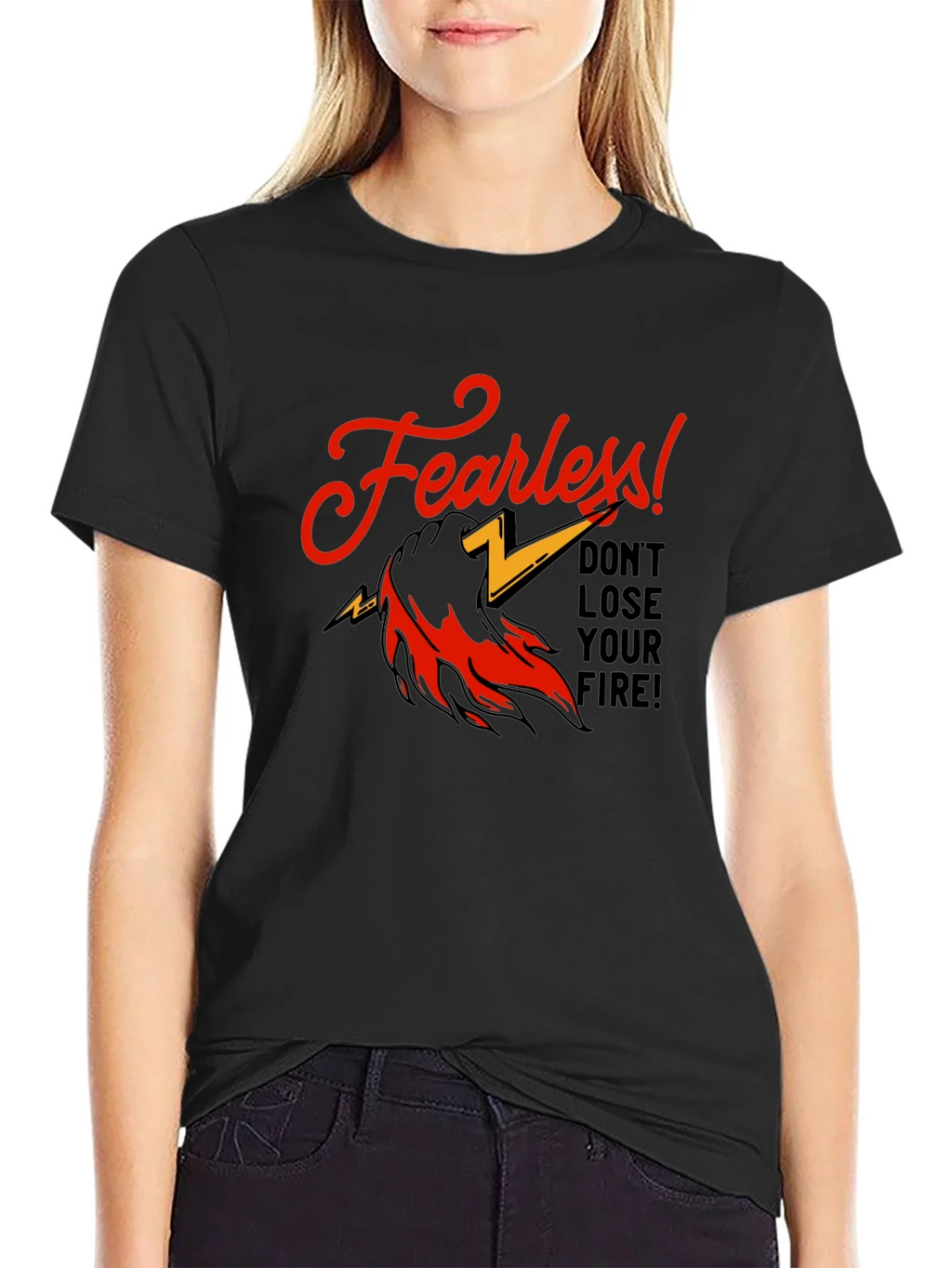 Fearless Graphic Print T-Shirt product image 5