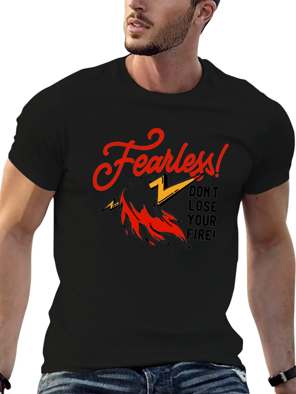 Fearless Graphic Print T-Shirt product image 9