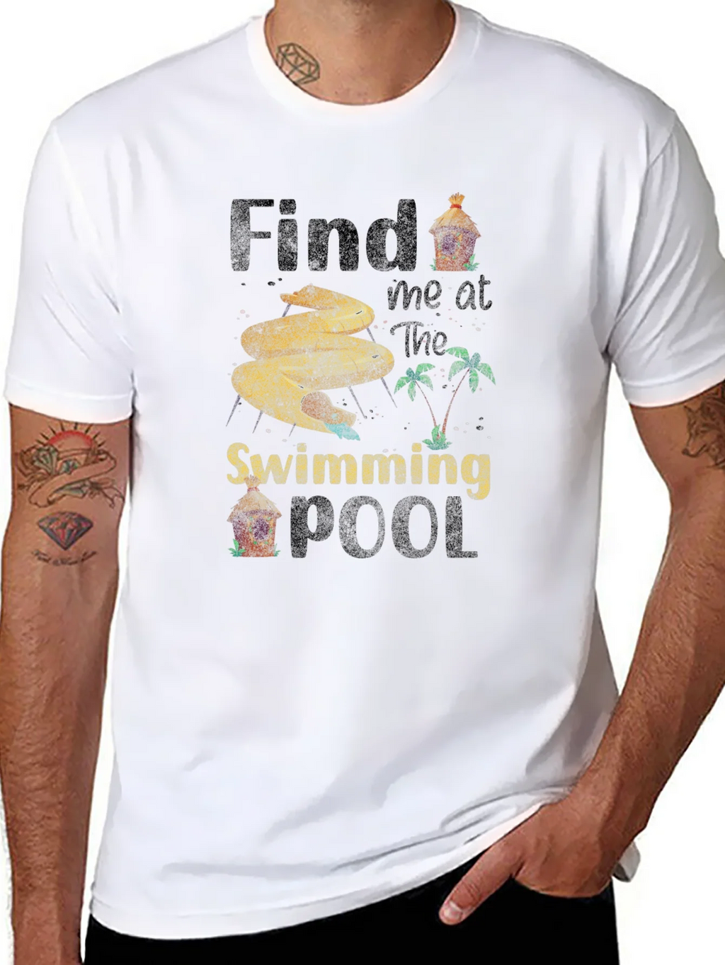 Find Me at the Swimming Pool T-Shirt product image 10