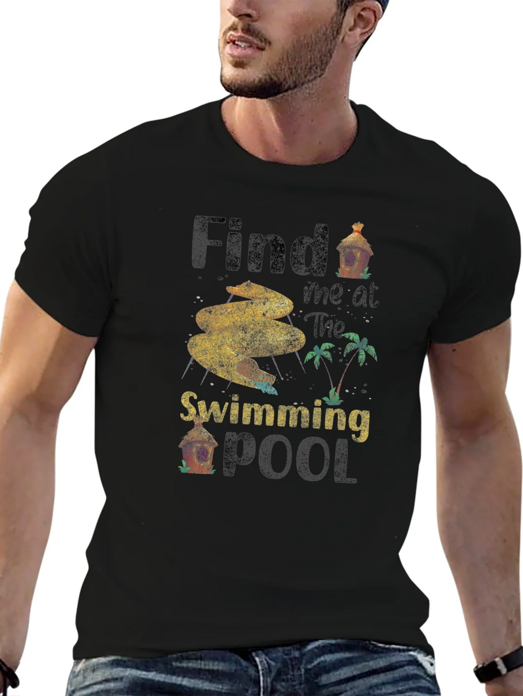 Find Me at the Swimming Pool T-Shirt product image 9